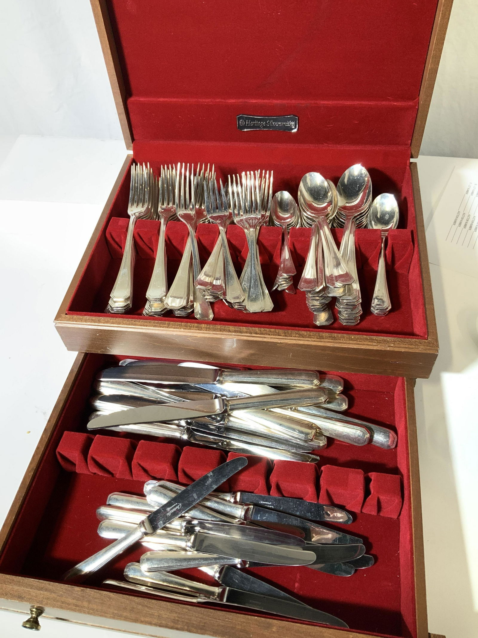 CHRISTOFLE FRANCE Luxury Flatware Set 123, Case (1 of 14)