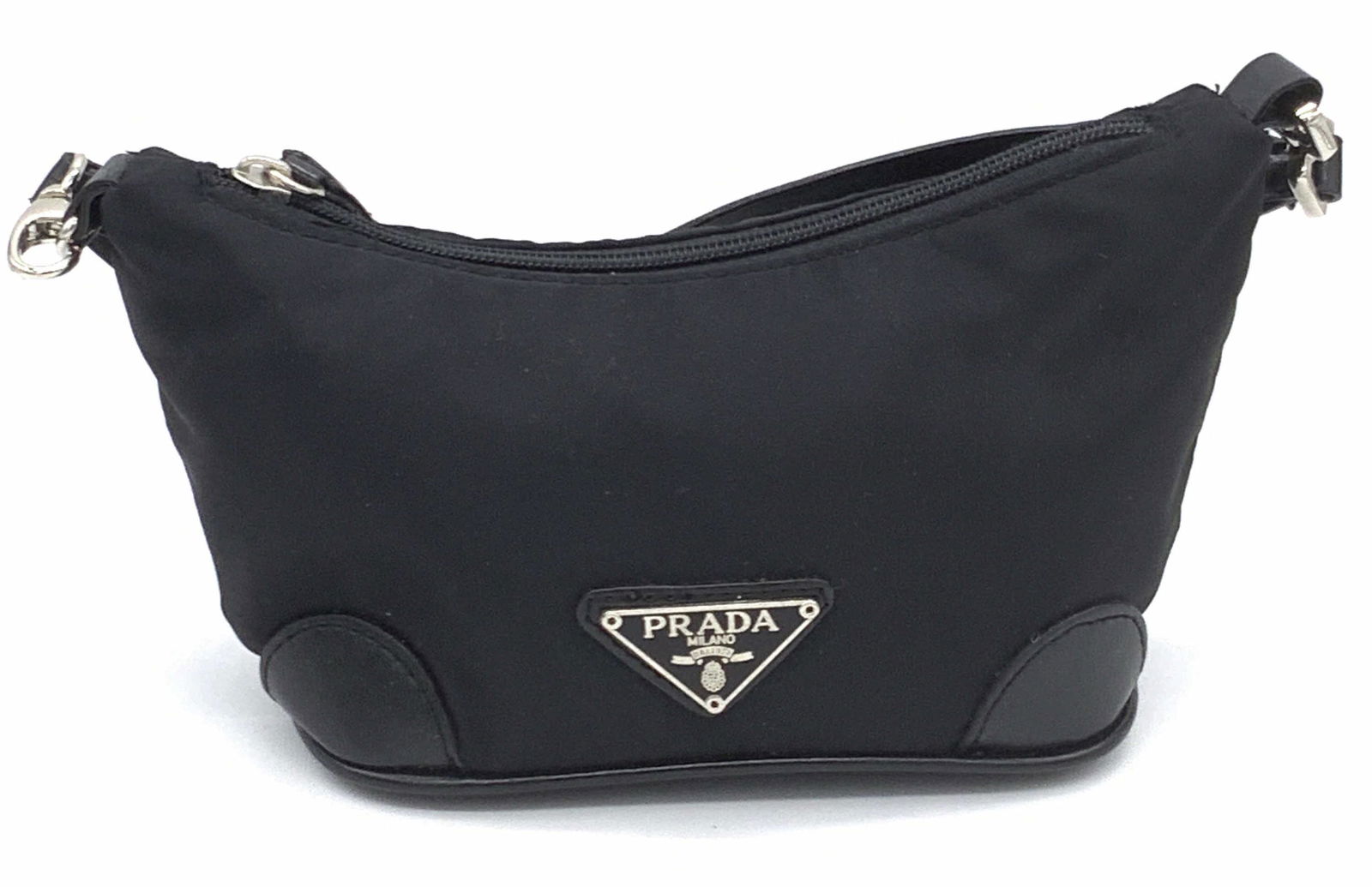 Vintage PRADA Black Top Handle Ladies Purse (1 of 14)