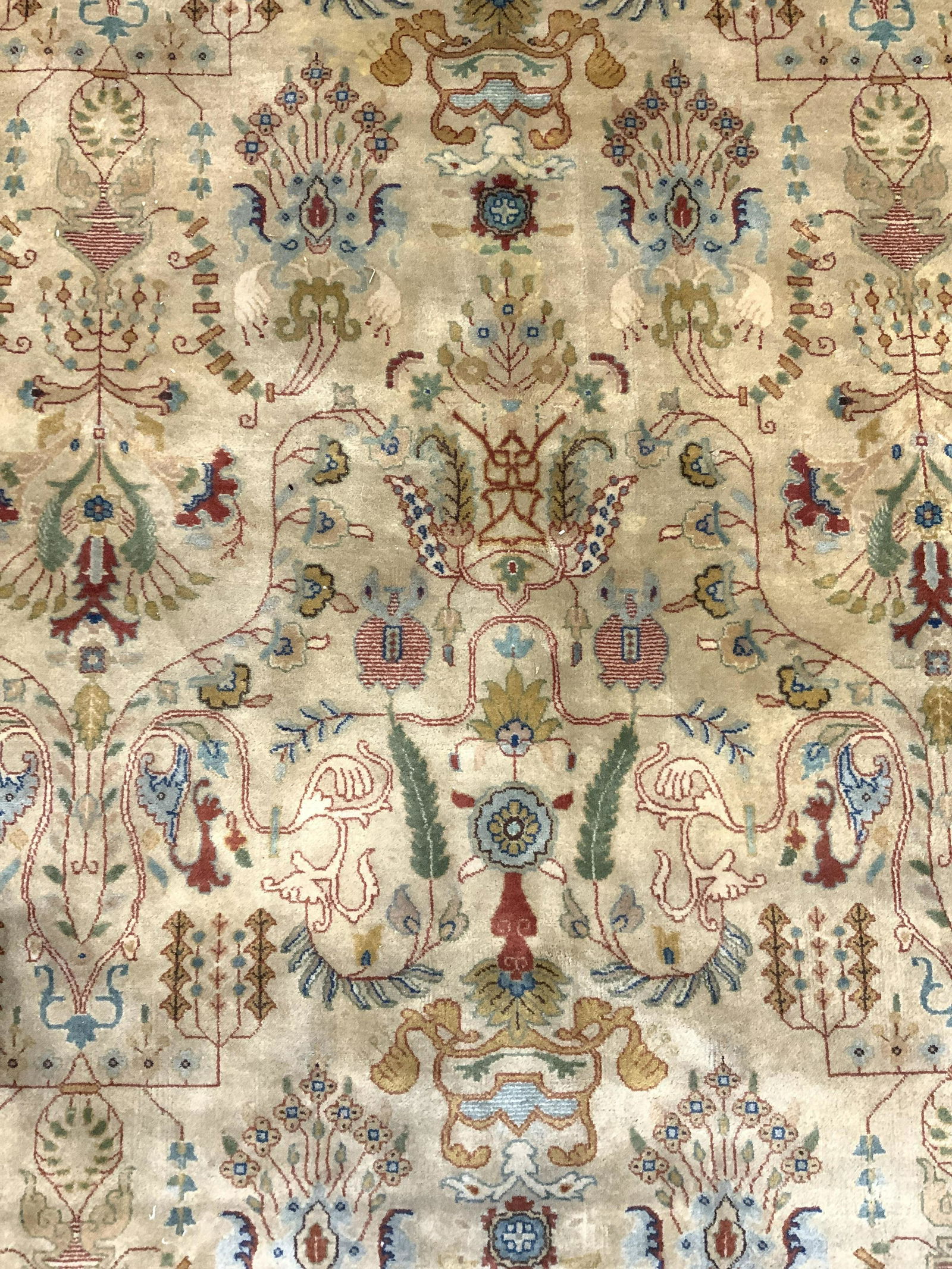 Vintage Handmade Oriental Room Size Wool Rug (1 of 11)