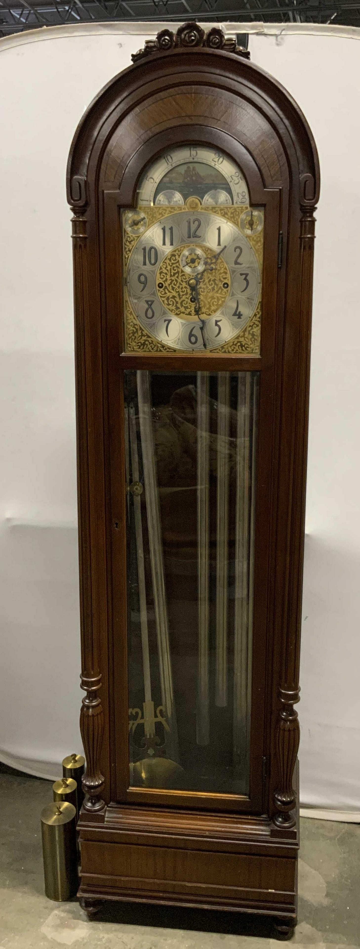 Antique HERSCHEDE Grandfather Clock Barnebys
