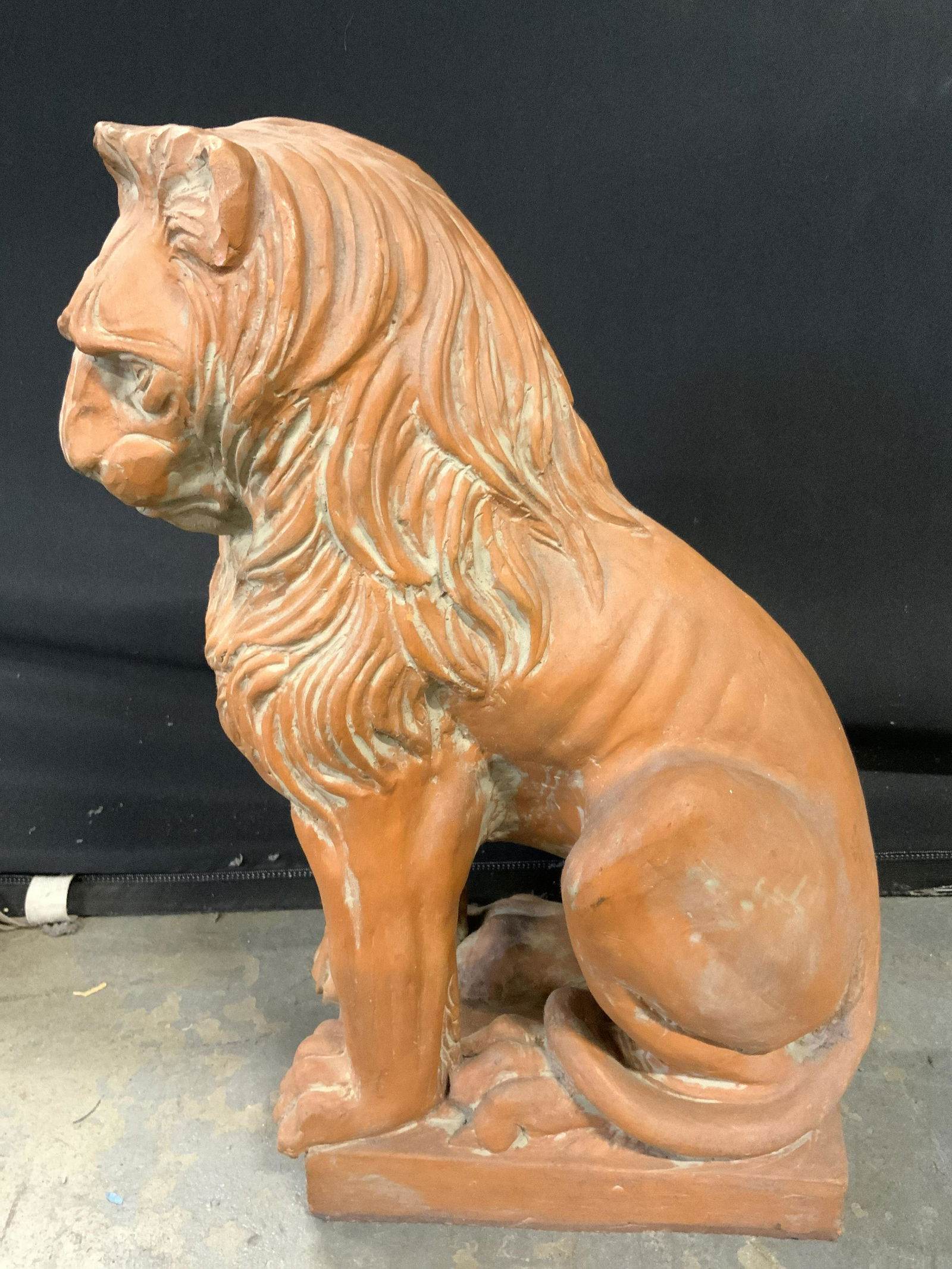 Vintage Ceramic Lion Sculpture, Italy (1 of 10)