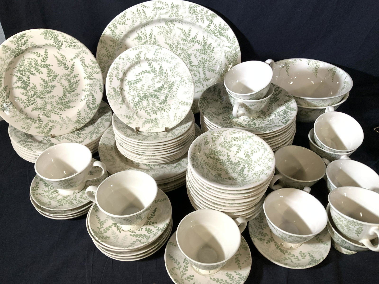Royal Winston English Fern Plate Set 71, ENG (1 of 10)