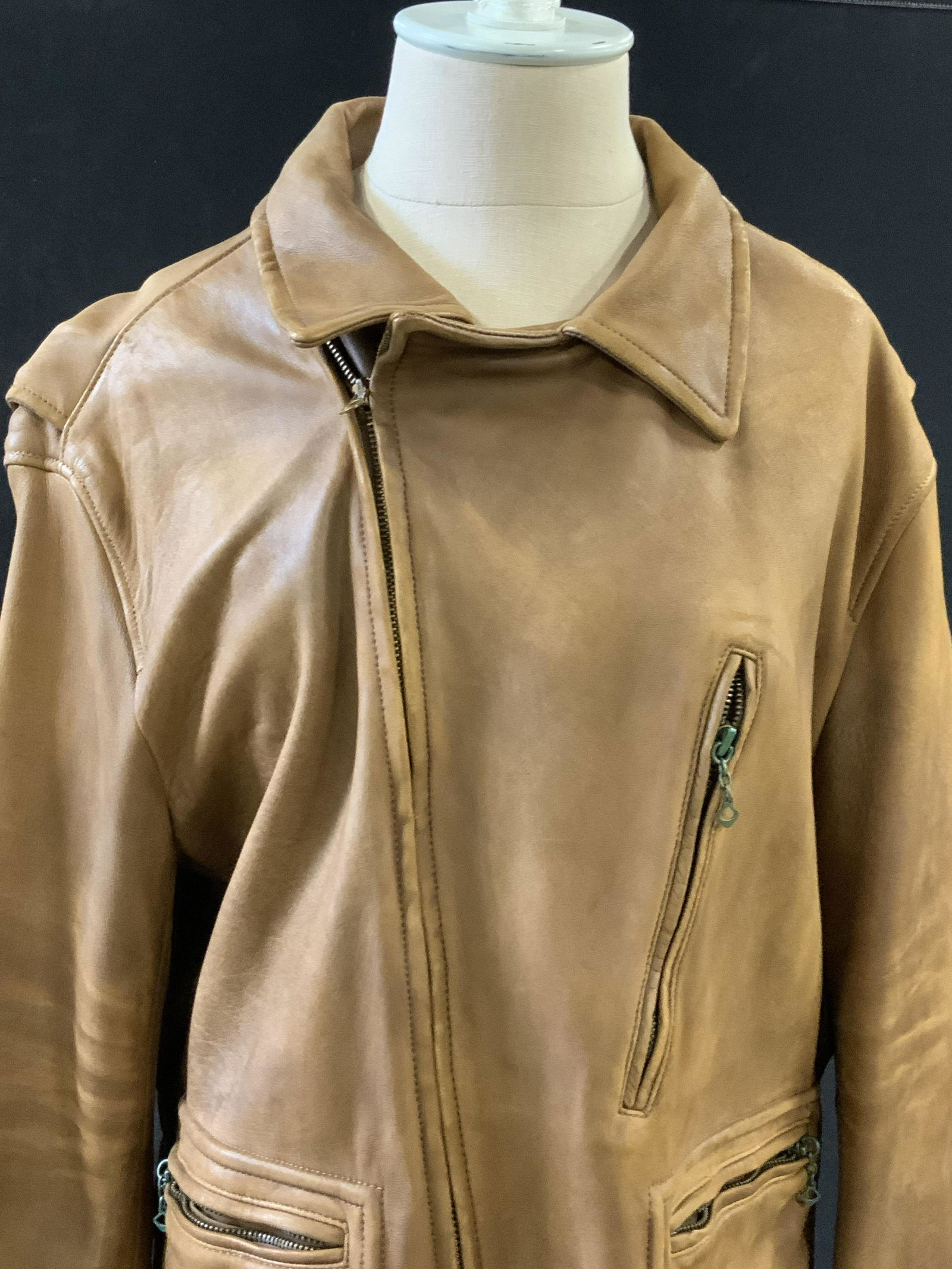 POLO RALPH LAUREN Ladies Leather Jacket (1 of 8)