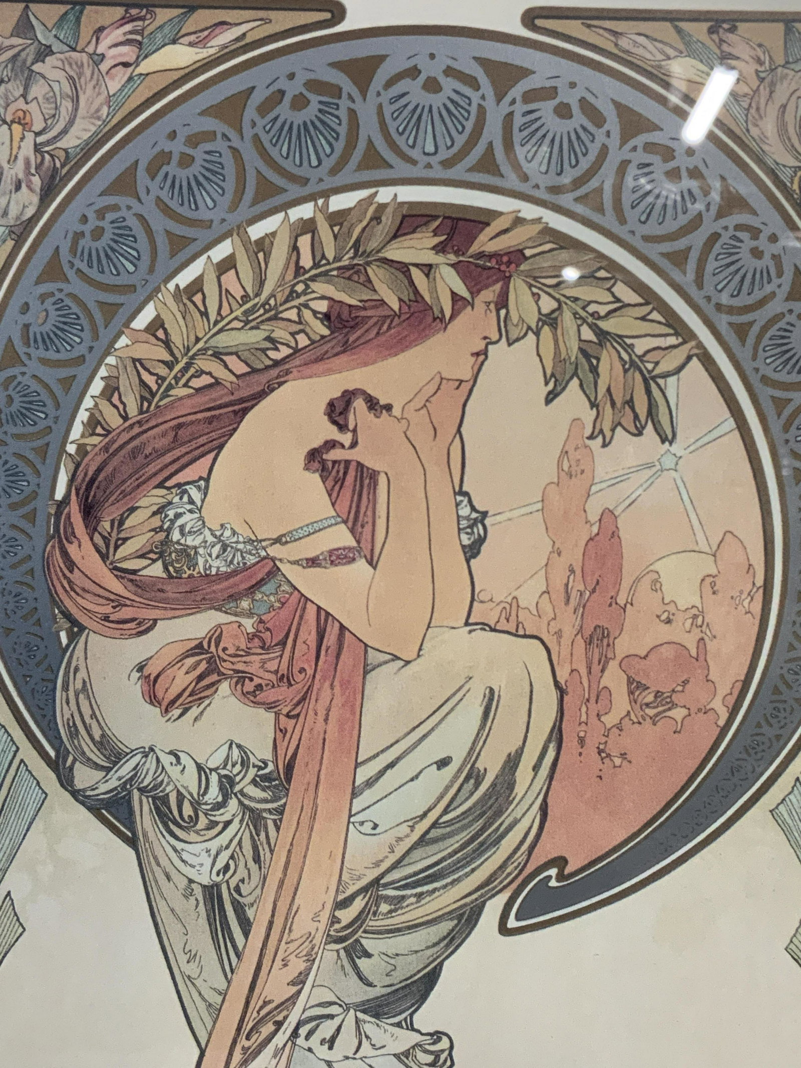 ALPHONSE MUCHA Vintage Lithograph of Woman (1 of 10)