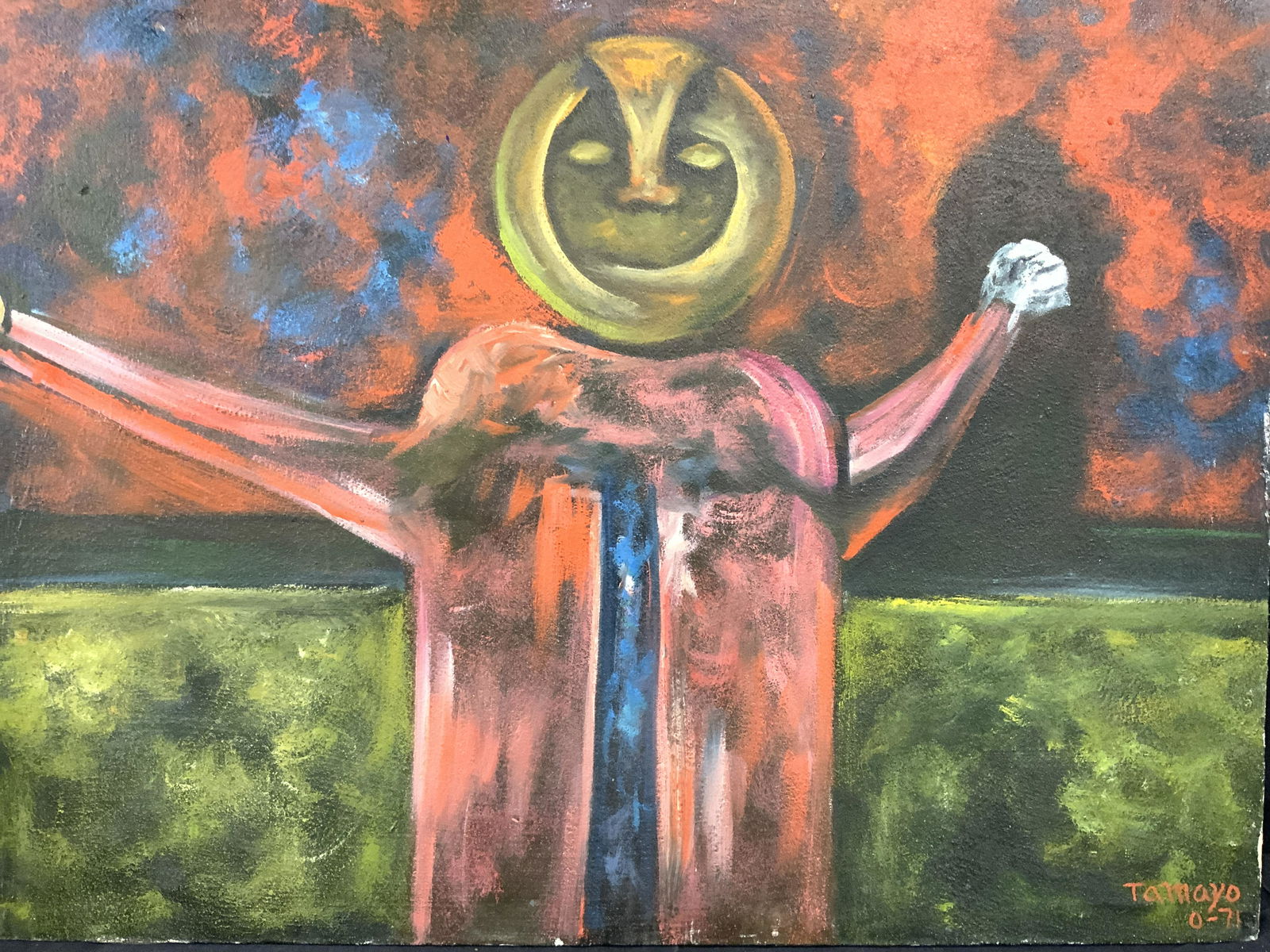 ATTR RUFINO TAMAYO Personage Signed Oil (1 of 10)