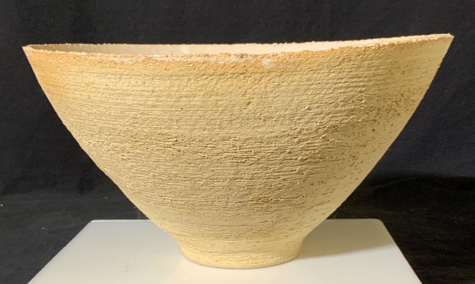 Primitive Signed Handmade Clay Vessel (1 of 6)