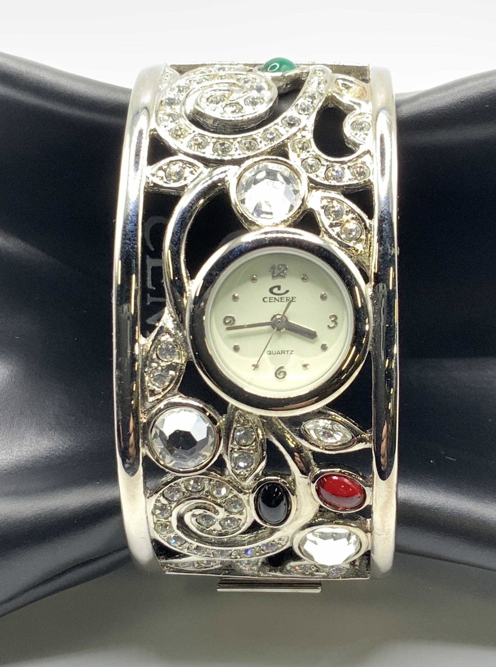 CENERE Cocktail Bangle Wrist Watch, Pouch (1 of 6)