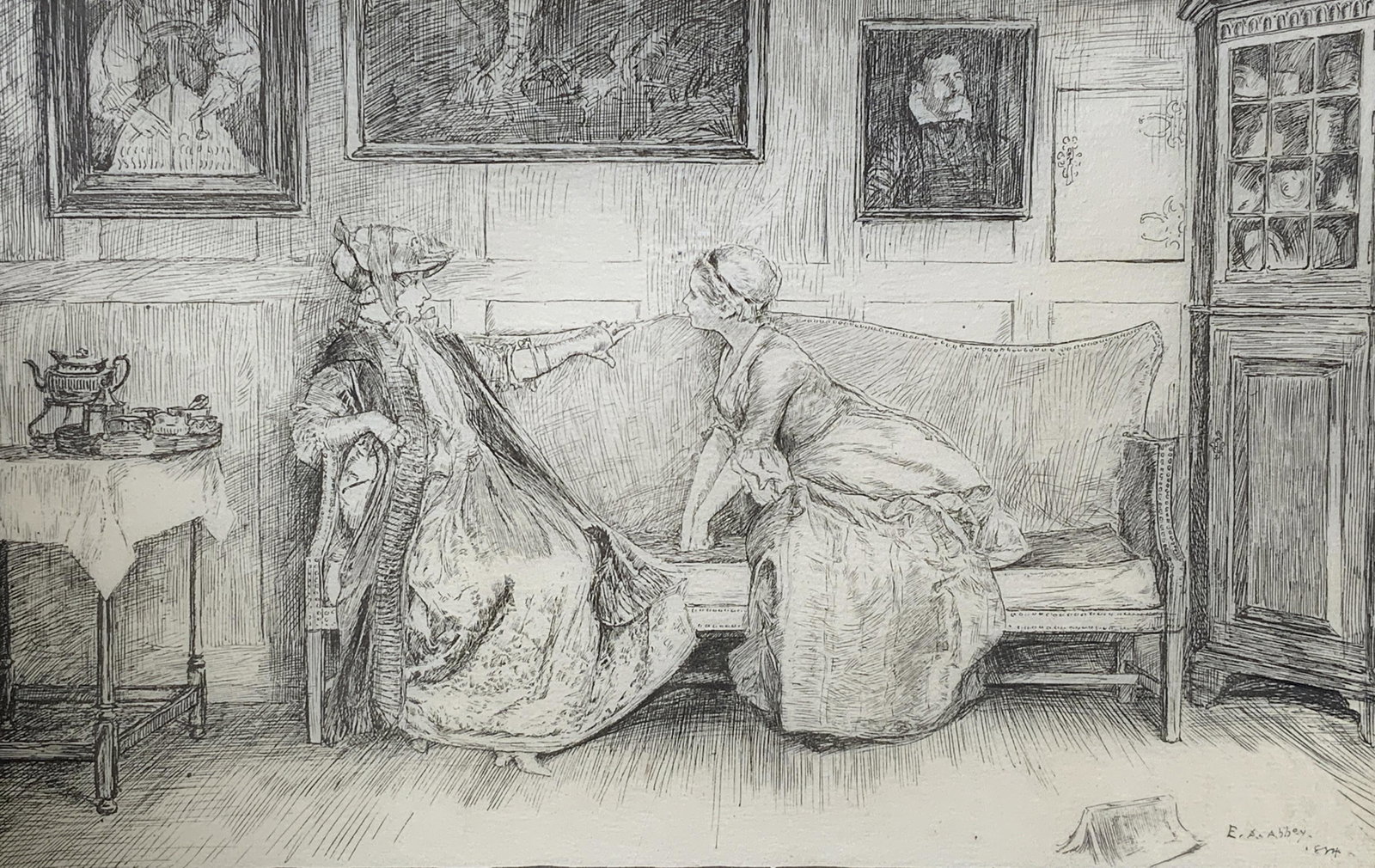 AM I IN FACE TO-DAY ETCHING (1 of 6)