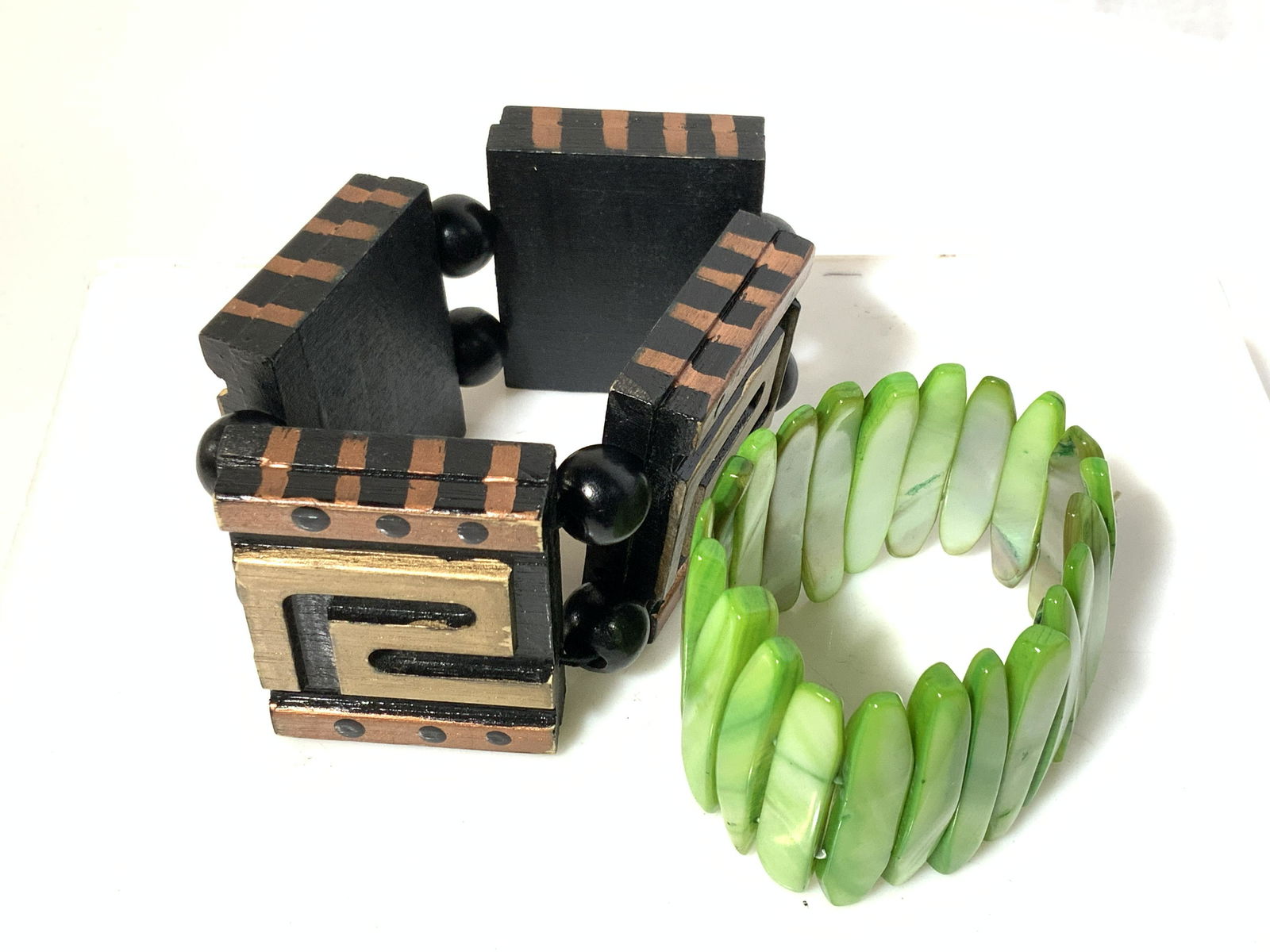 Group Lot 2 Chunky Statement Bracelets (1 of 5)