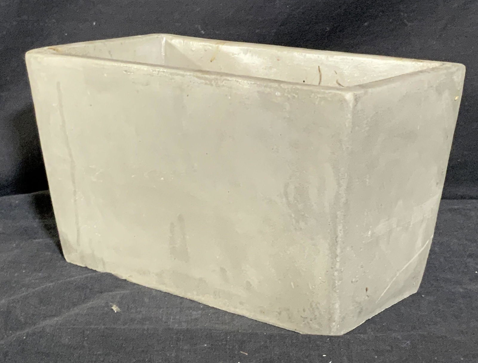 Grey Ceramic Rectangular Shaped Planter (1 of 6)