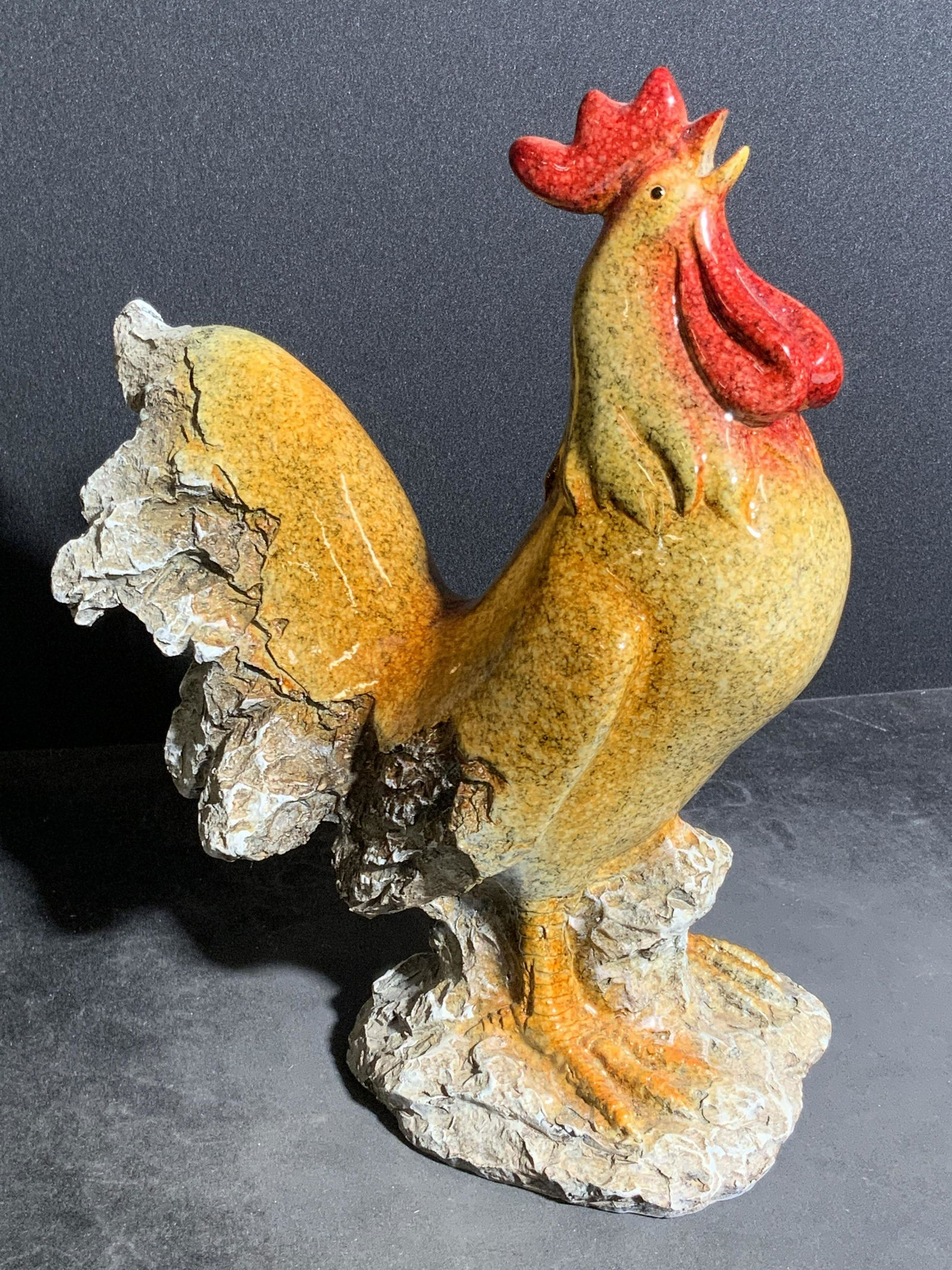 Handcrafted Glazed Ceramic Chicken Figural (1 of 9)