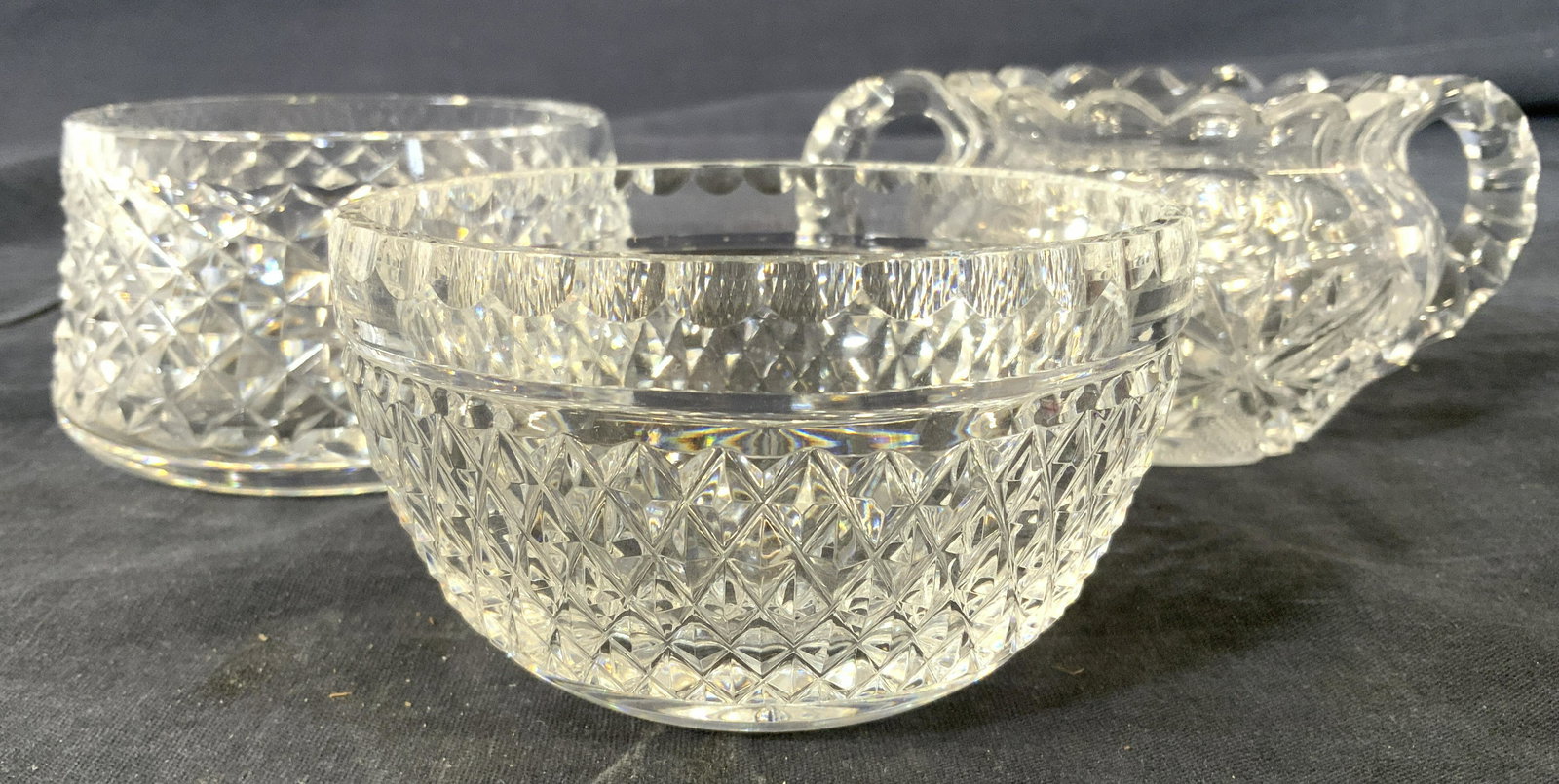 Lot 3 Assorted Cut Crystal Accessories (1 of 8)