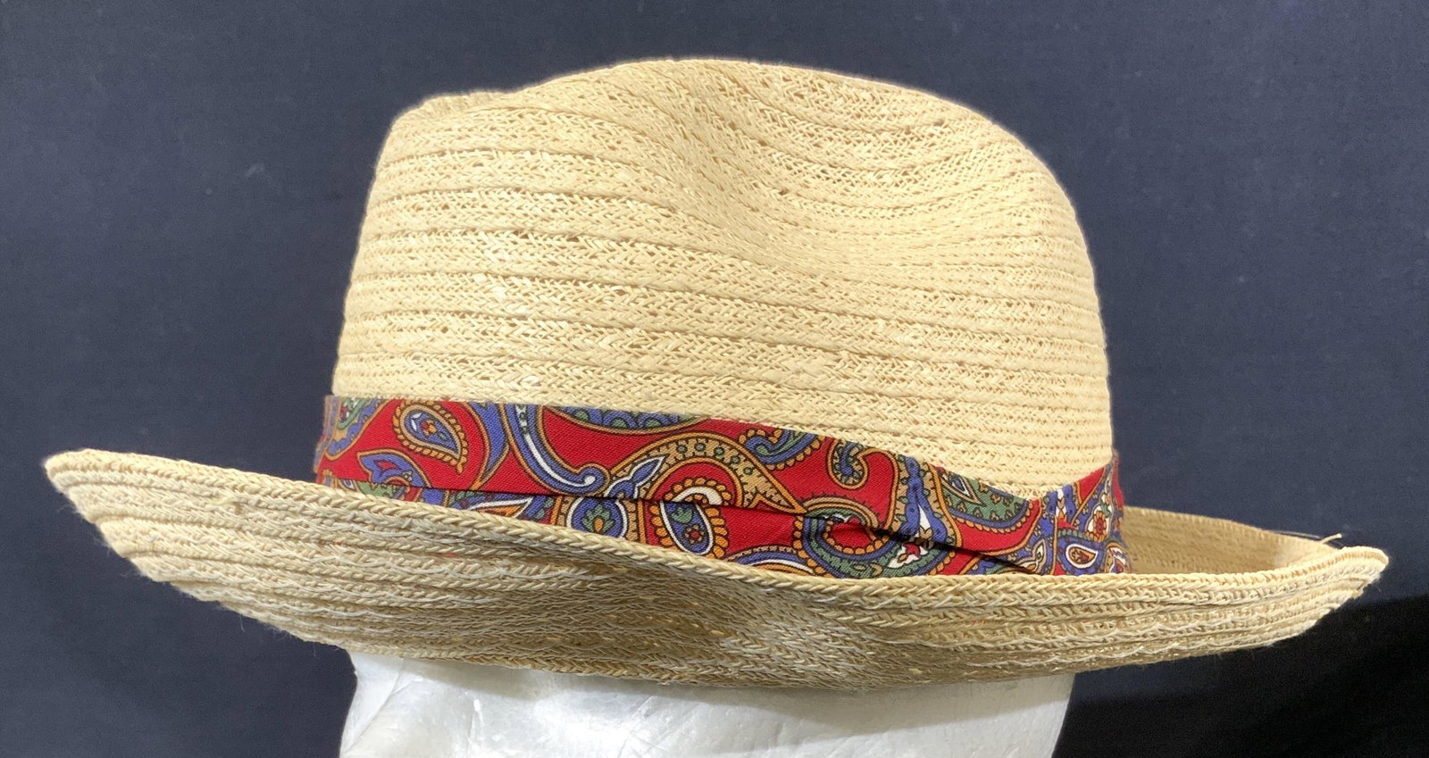 DORFMAN PACIFIC Woven Fedora W Hat Band & Box (1 of 9)
