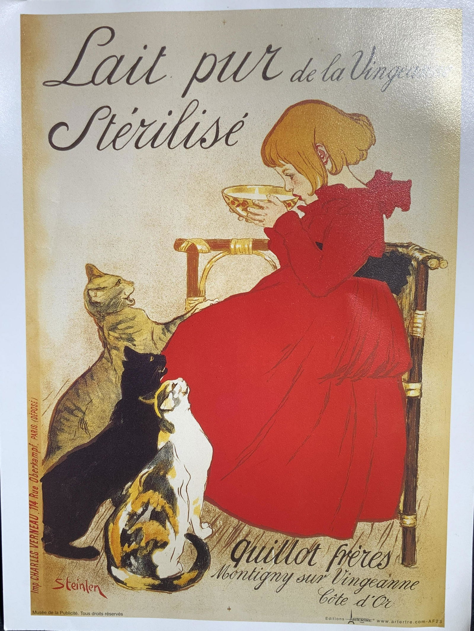 Theophile-Alexandre Steinlens Cats Giclee (1 of 7)