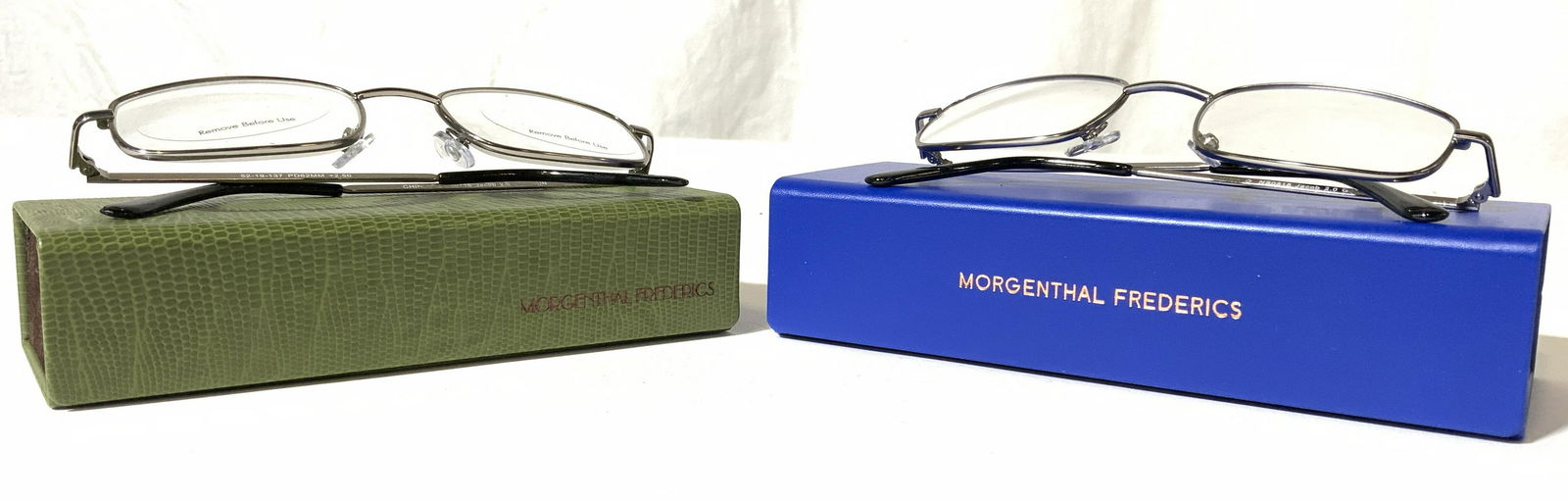 2 Pairs MORGENTHAL FREDERICS Cases W JACOB Glasses (1 of 10)