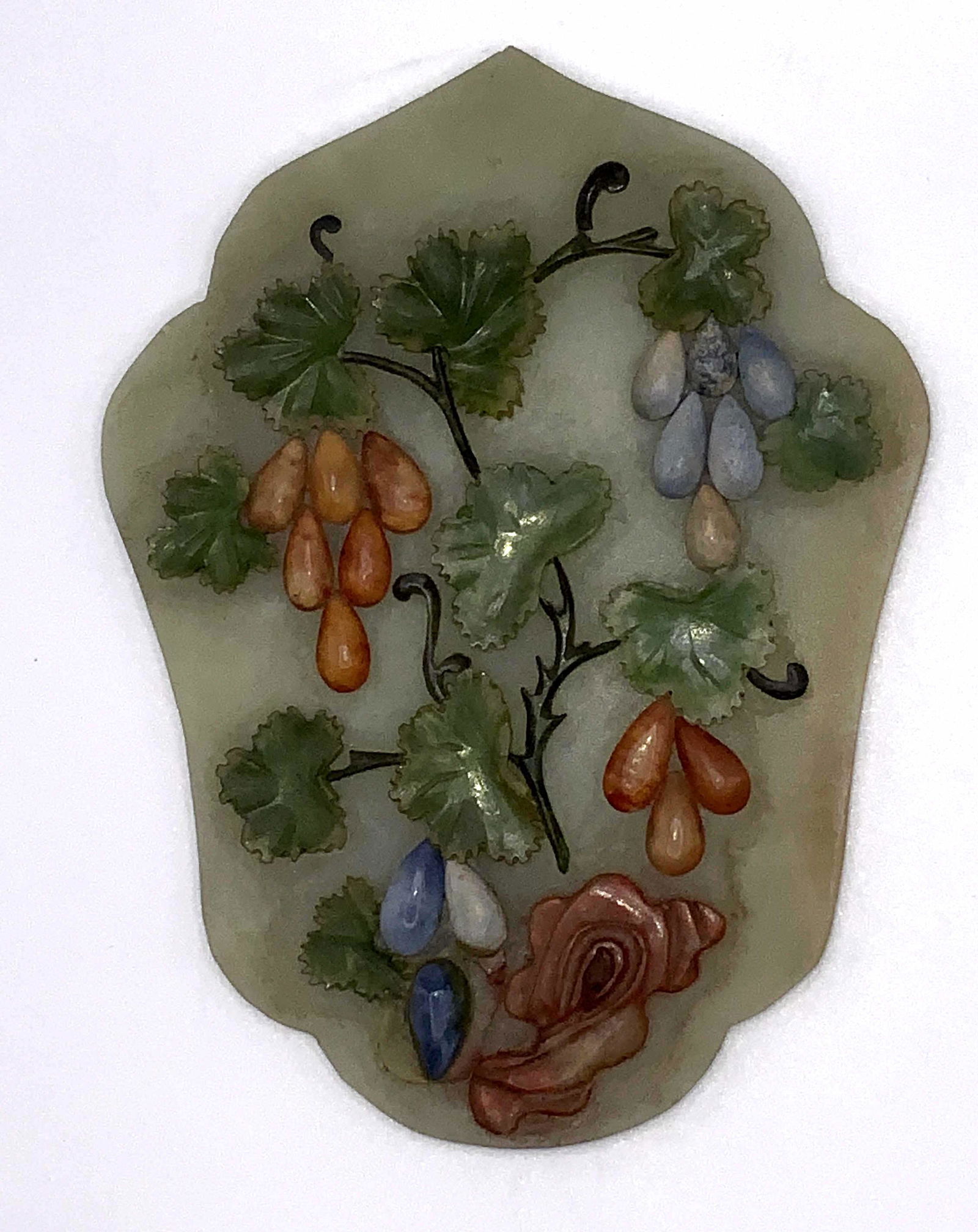 Cut Glass & Stone Decorative Plaque (1 of 4)