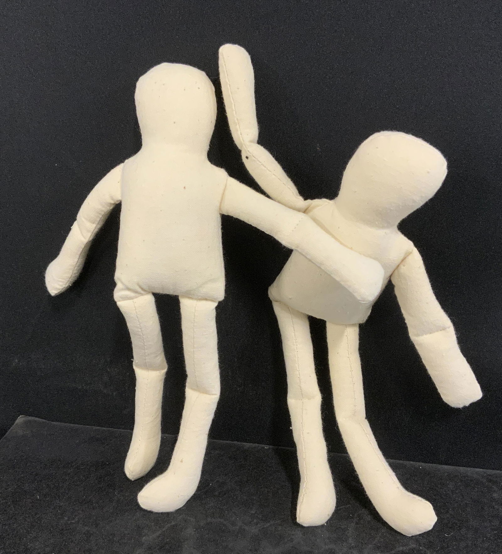 Lot 2 Linen Rag Dolls (1 of 4)