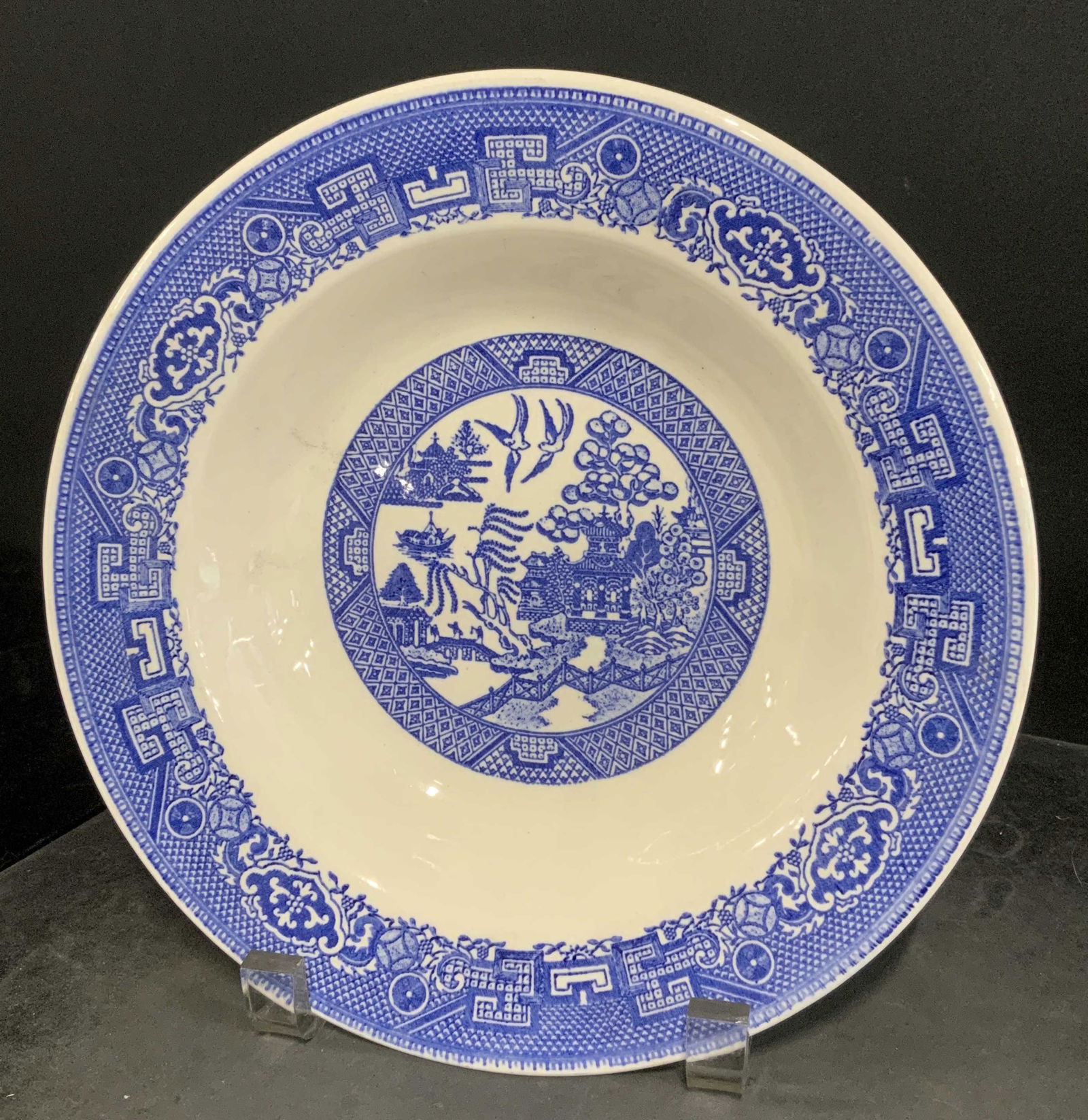 HOMER LAUGHLIN Ceramic Transfer-ware Plate (1 of 5)