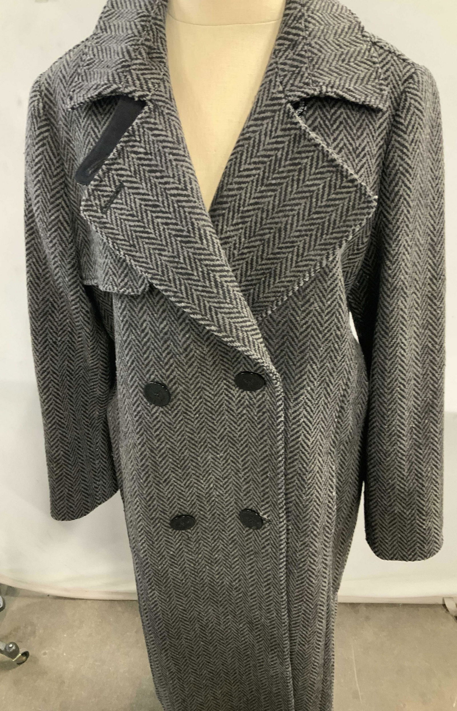 ARMANI JEANS FULL LENGTH WOOL COAT (1 of 9)