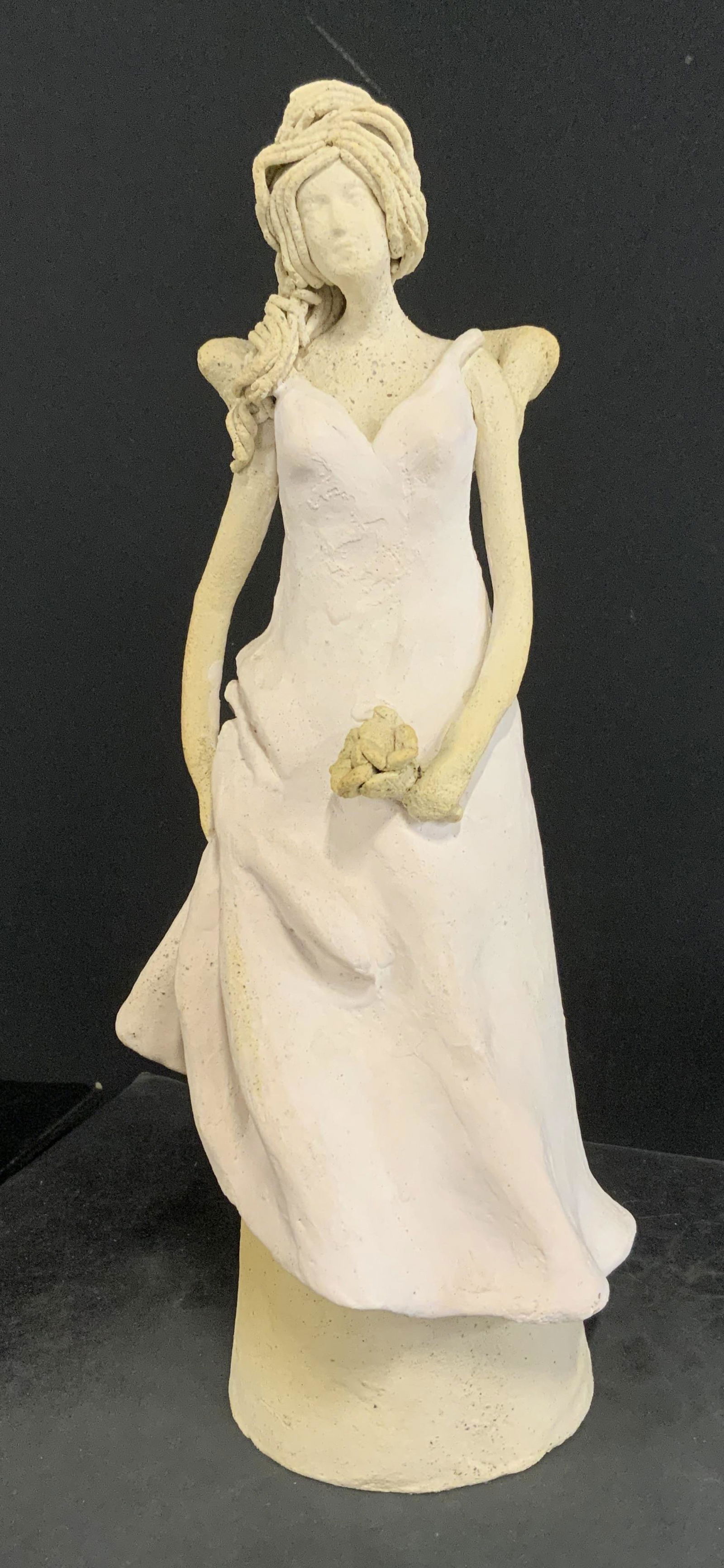 Signed Folk Art Angel Figural (1 of 6)