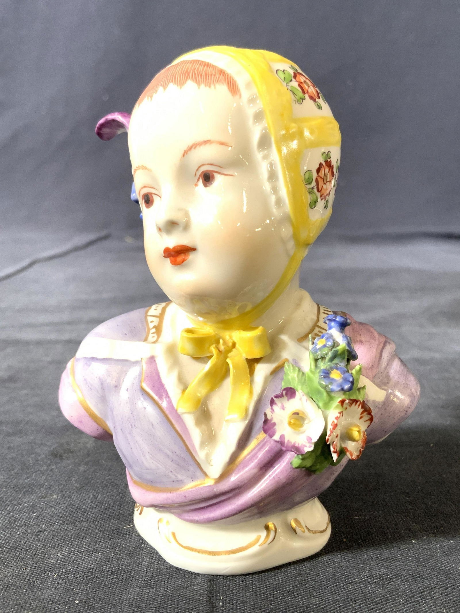 ROYAL VIENNA Petite Female Porcelain Bust (1 of 8)