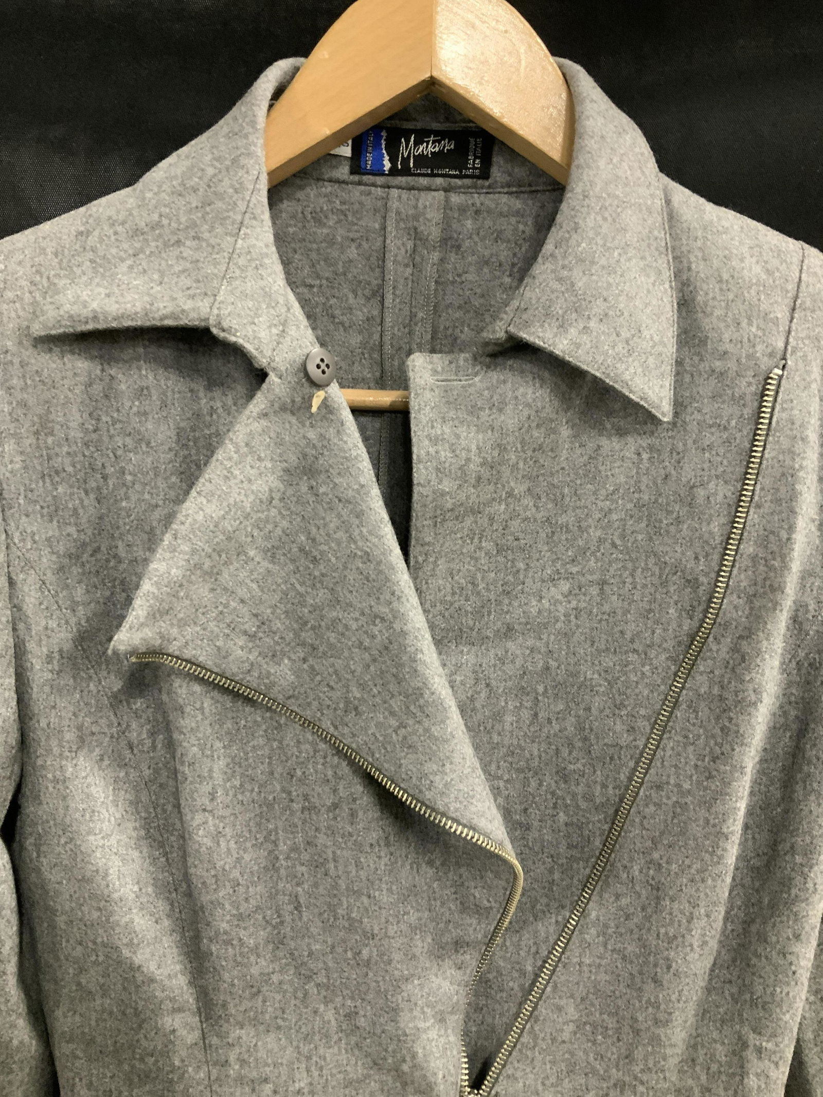 Claude MONTANA ladies Wool Jumpsuit, Italy (1 of 6)