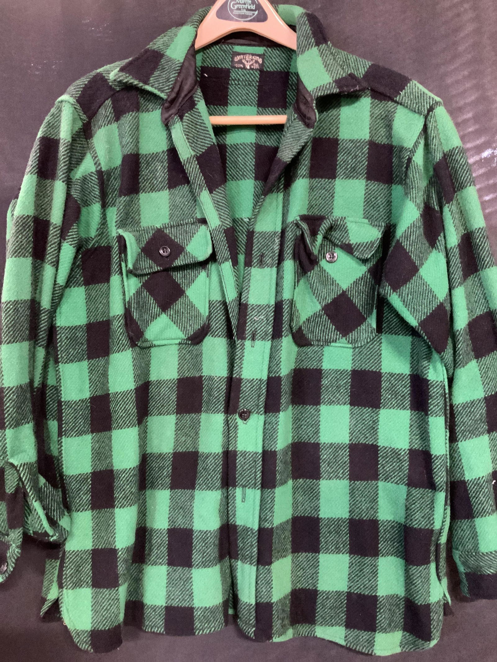 WINTER KING WOOL Plaid Shirt,unisex (1 of 5)