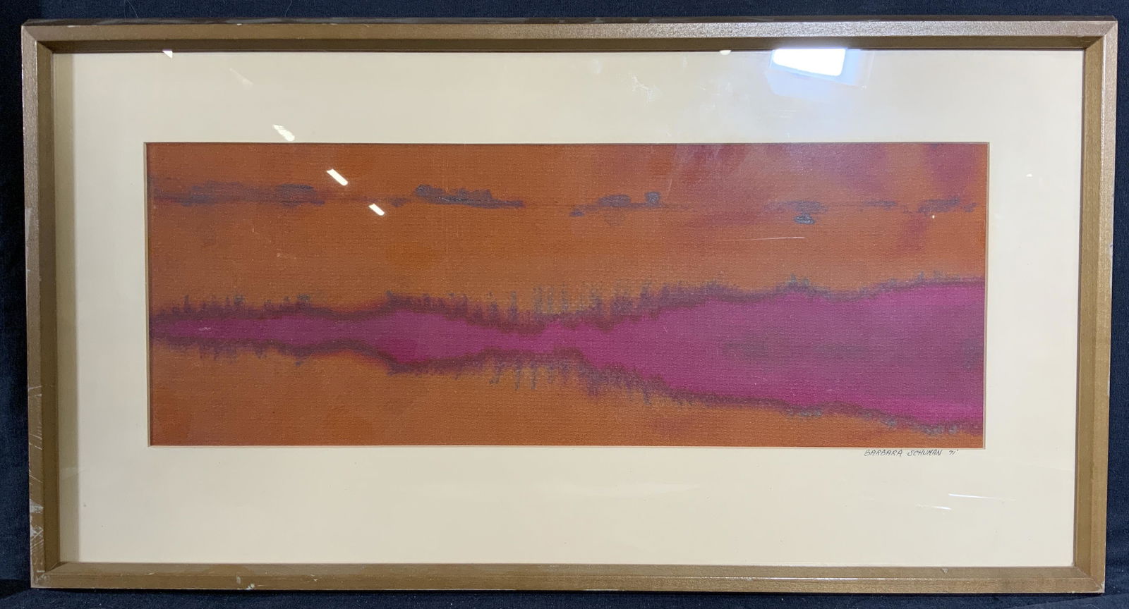 BARBARA SCHUMAN Signed Textile Artwork (1 of 6)