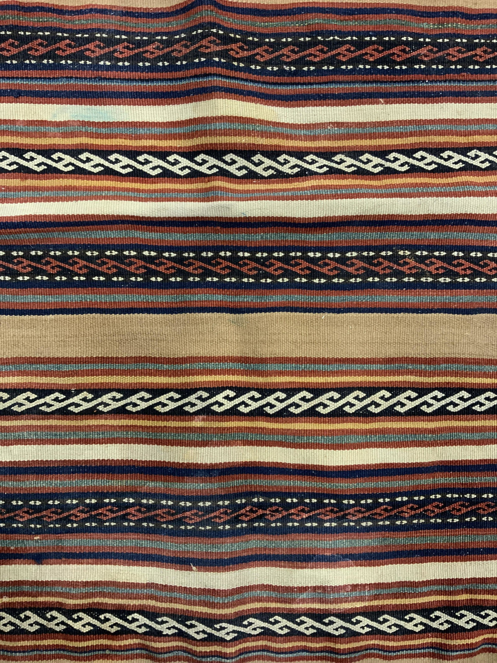 Vintage Tribal Style Flatweave Handmade Wool Rug (1 of 8)