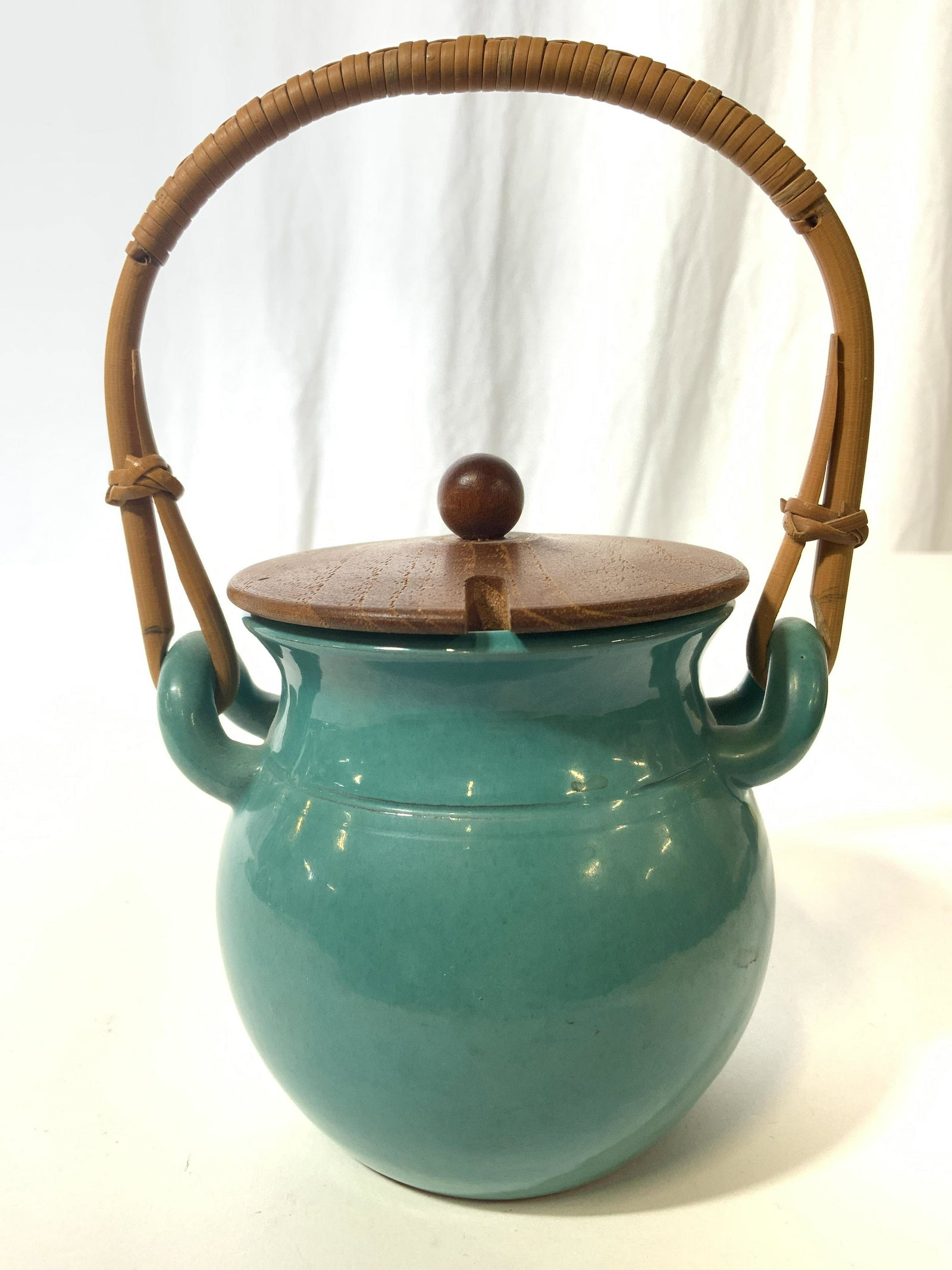 HOGANAS CERAMIK Handmade Swedish Jar W Lid (1 of 8)