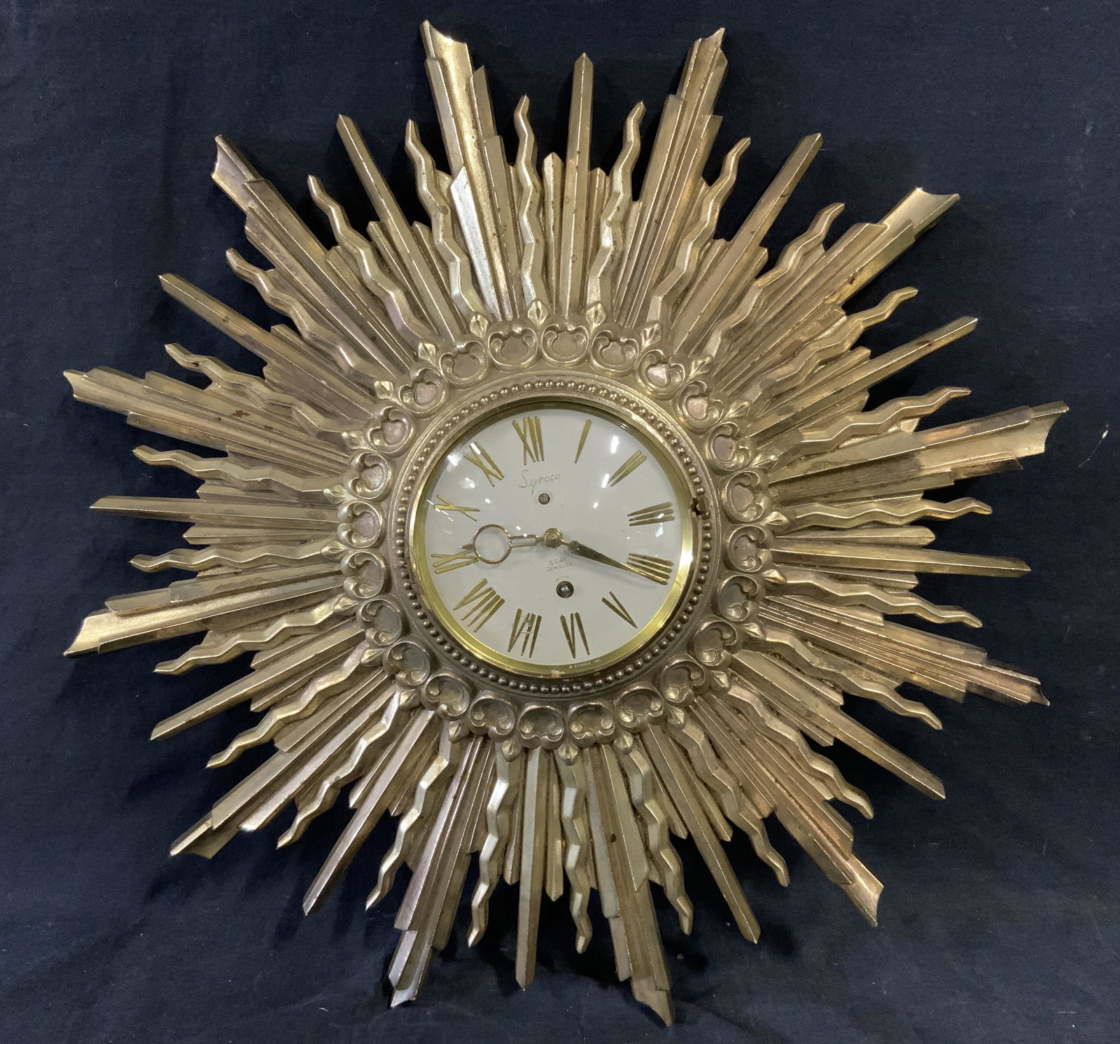 Art Deco Star Burst Wall Clock (1 of 13)