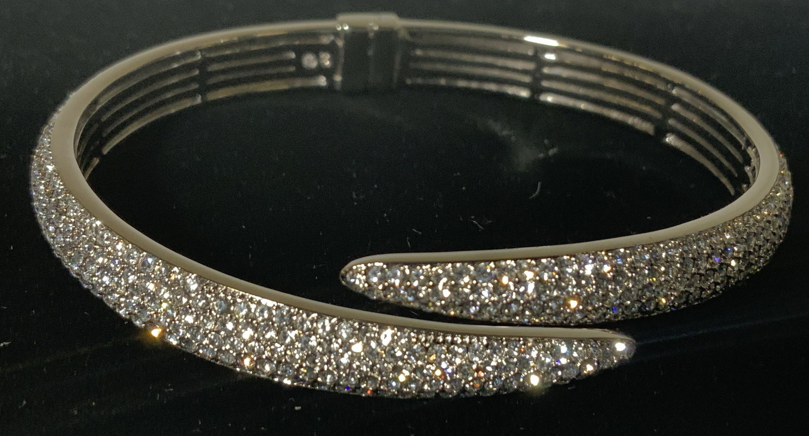 Crystal Hinged Bracelet (1 of 5)