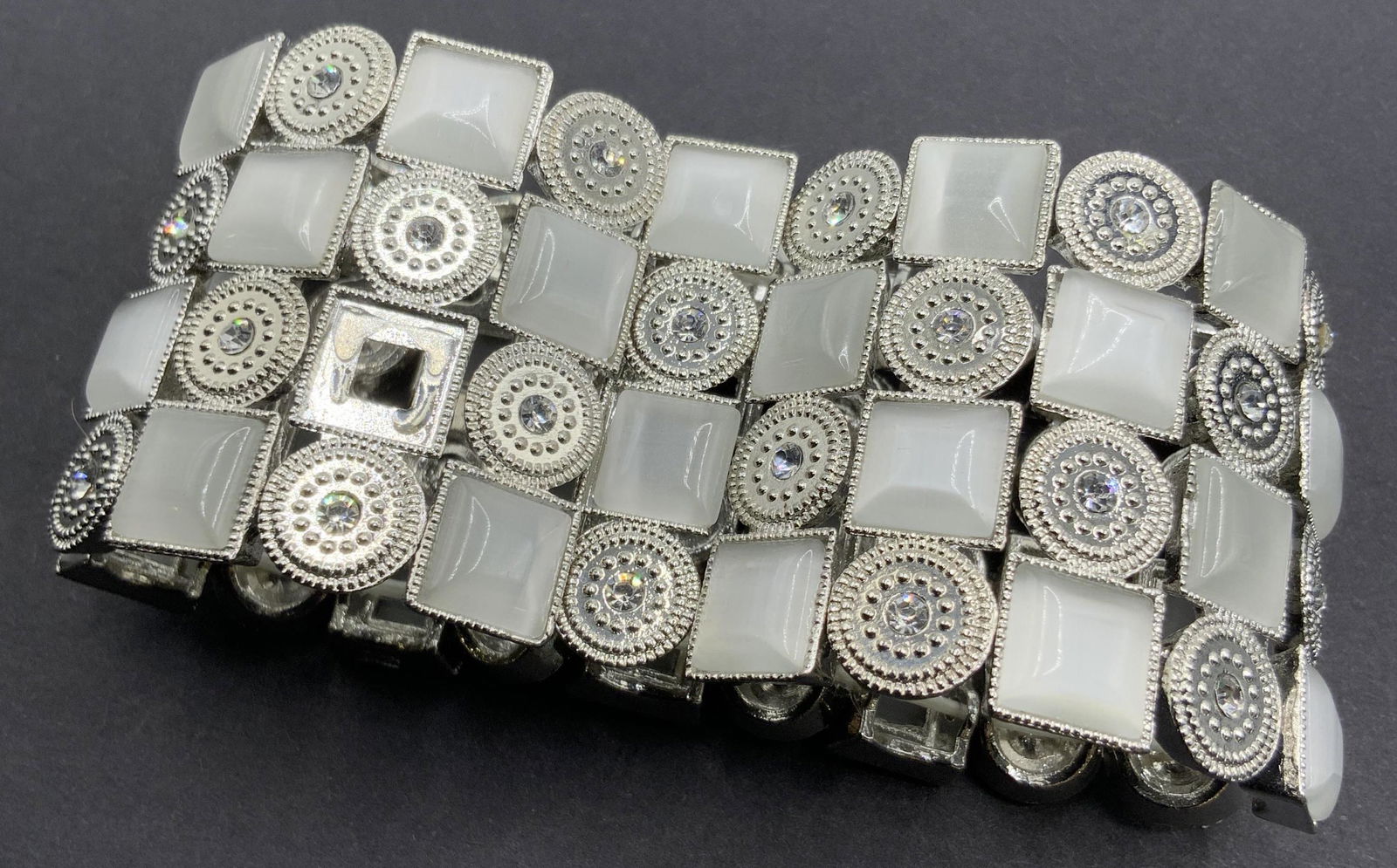 Bejeweled Statement Stretch Bracelet, Jewelry (1 of 8)