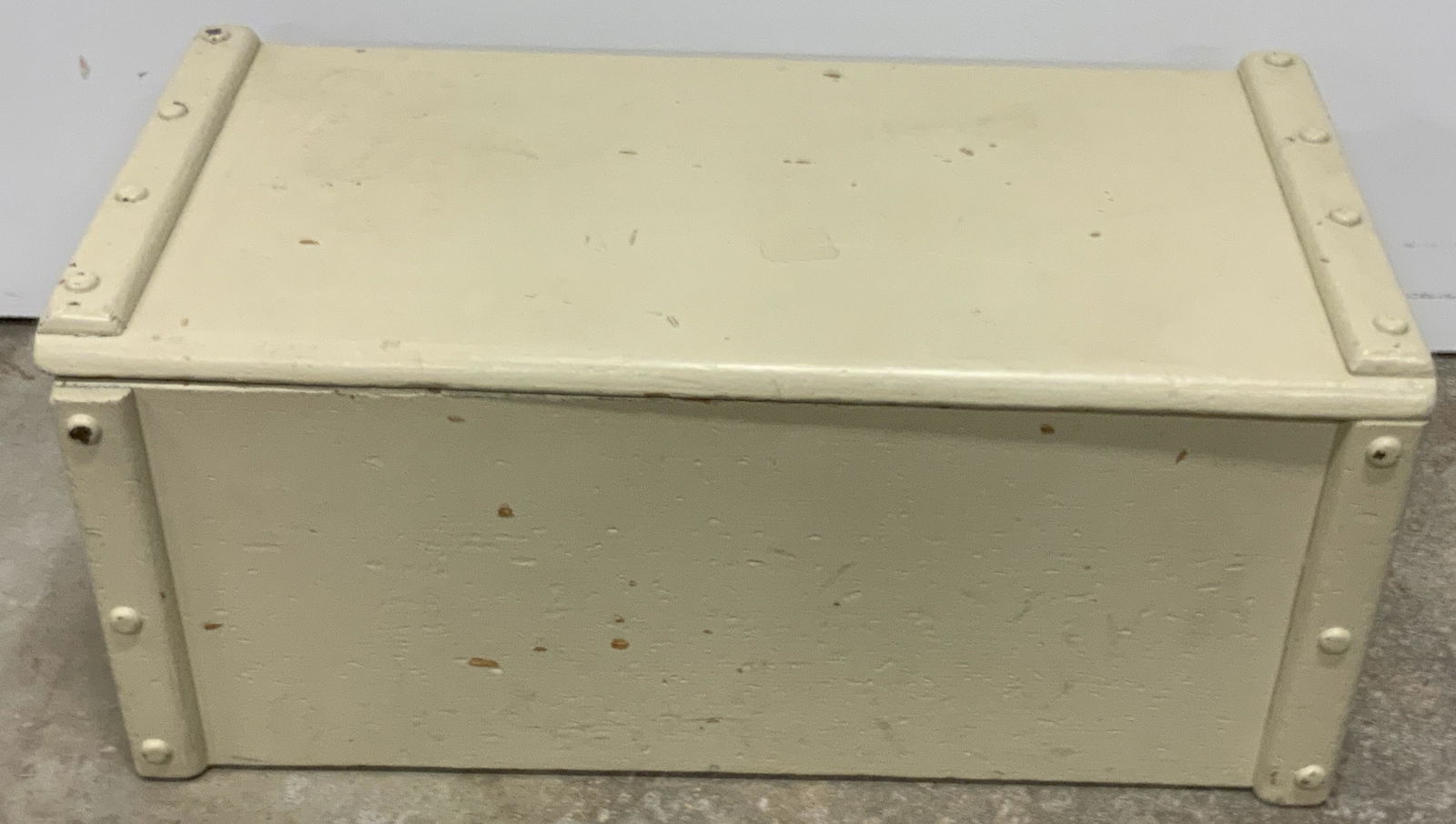 Vintage Painted Wooden Storage Chest (1 of 11)