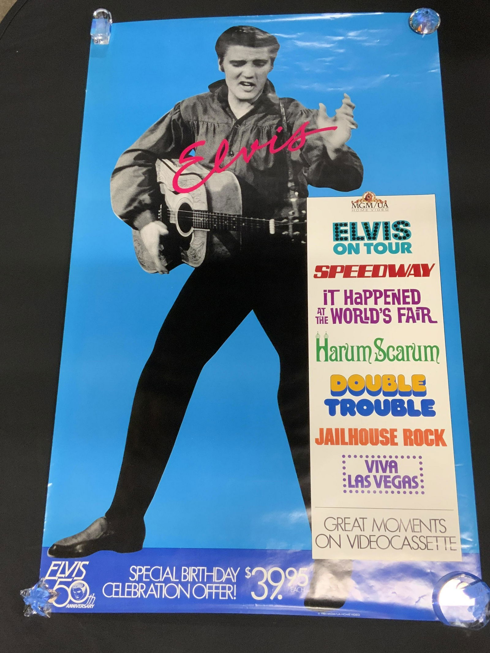 MGM/UA HOME VIDEO Elvis Poster (1 of 10)