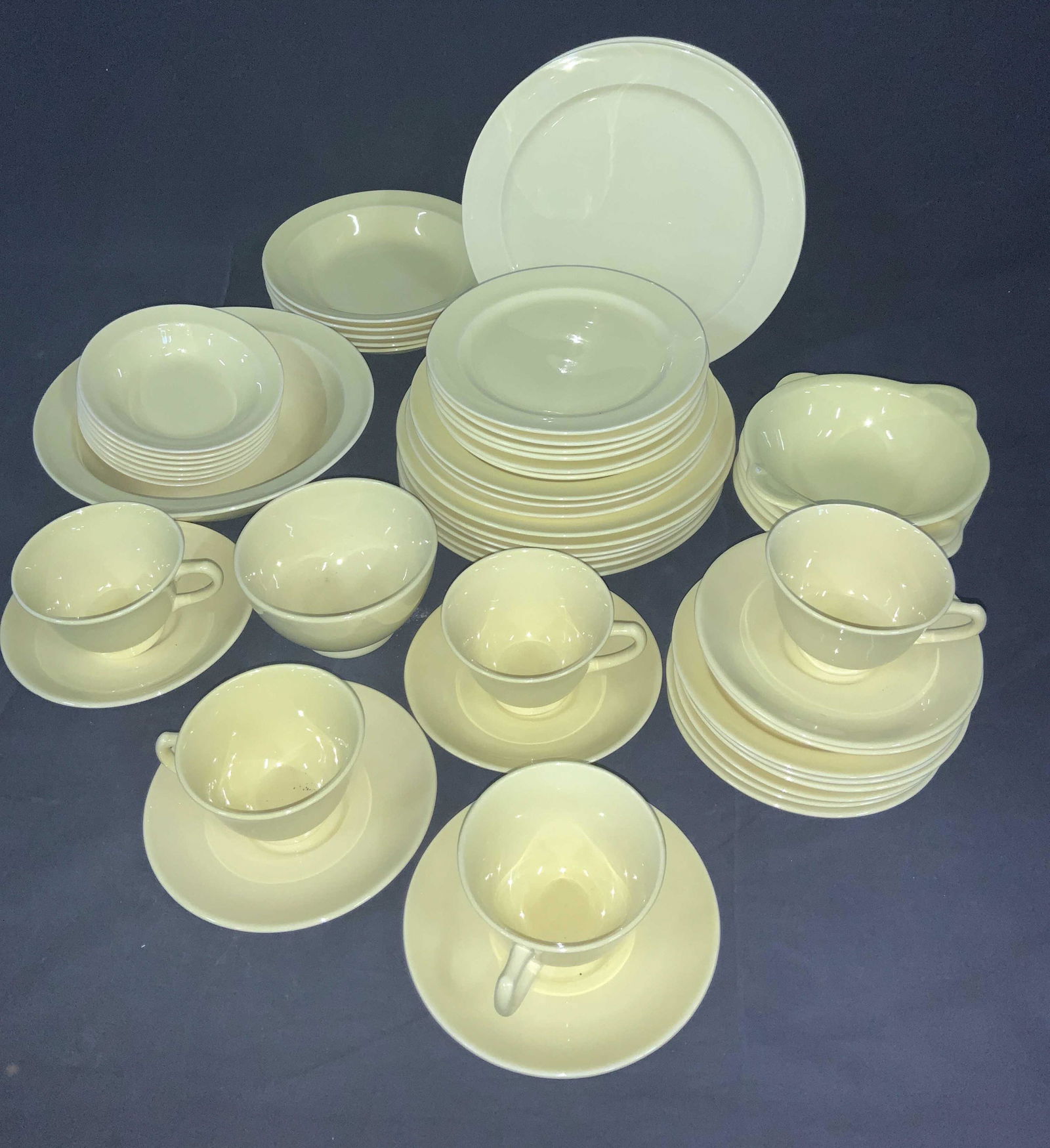 Set 53 LuRay Mic Century Tableware, Saffron (1 of 6)