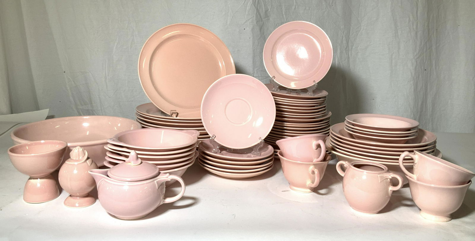 60+ PCs LuRay Pink Cermic Set (1 of 9)