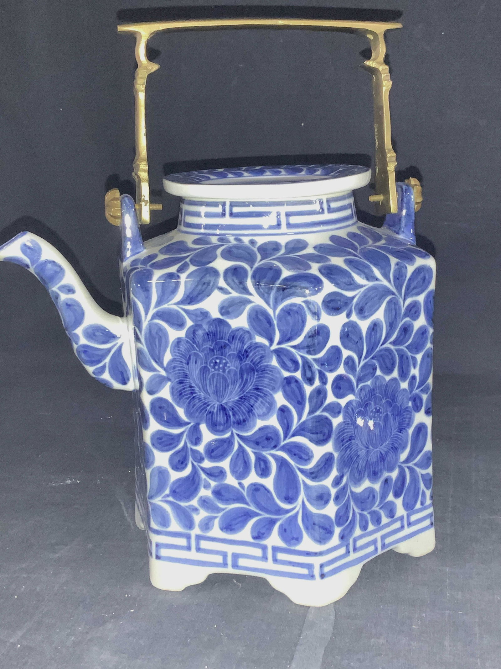 Decorative Hand Painted Teapot, Thailand (1 of 5)