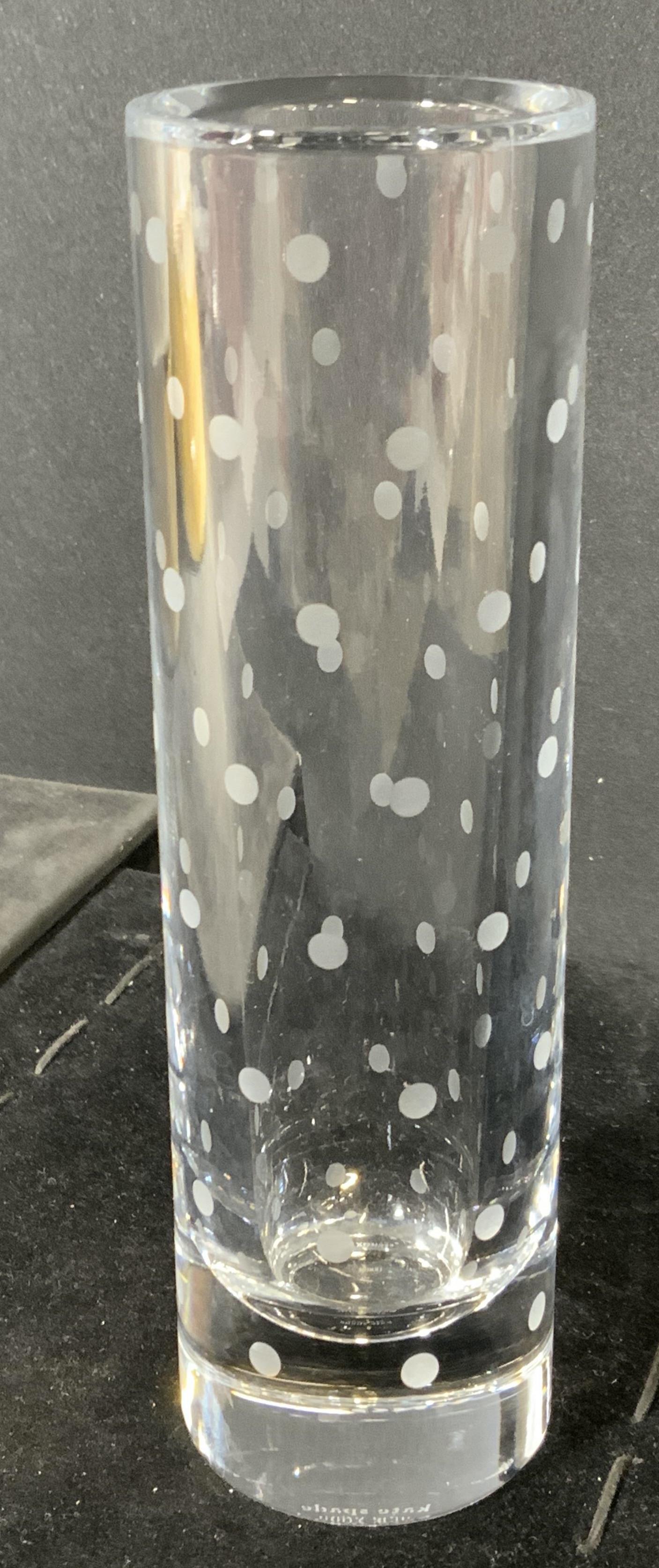 LENOX KATE SPADE Cut Glass Vessel (1 of 4)