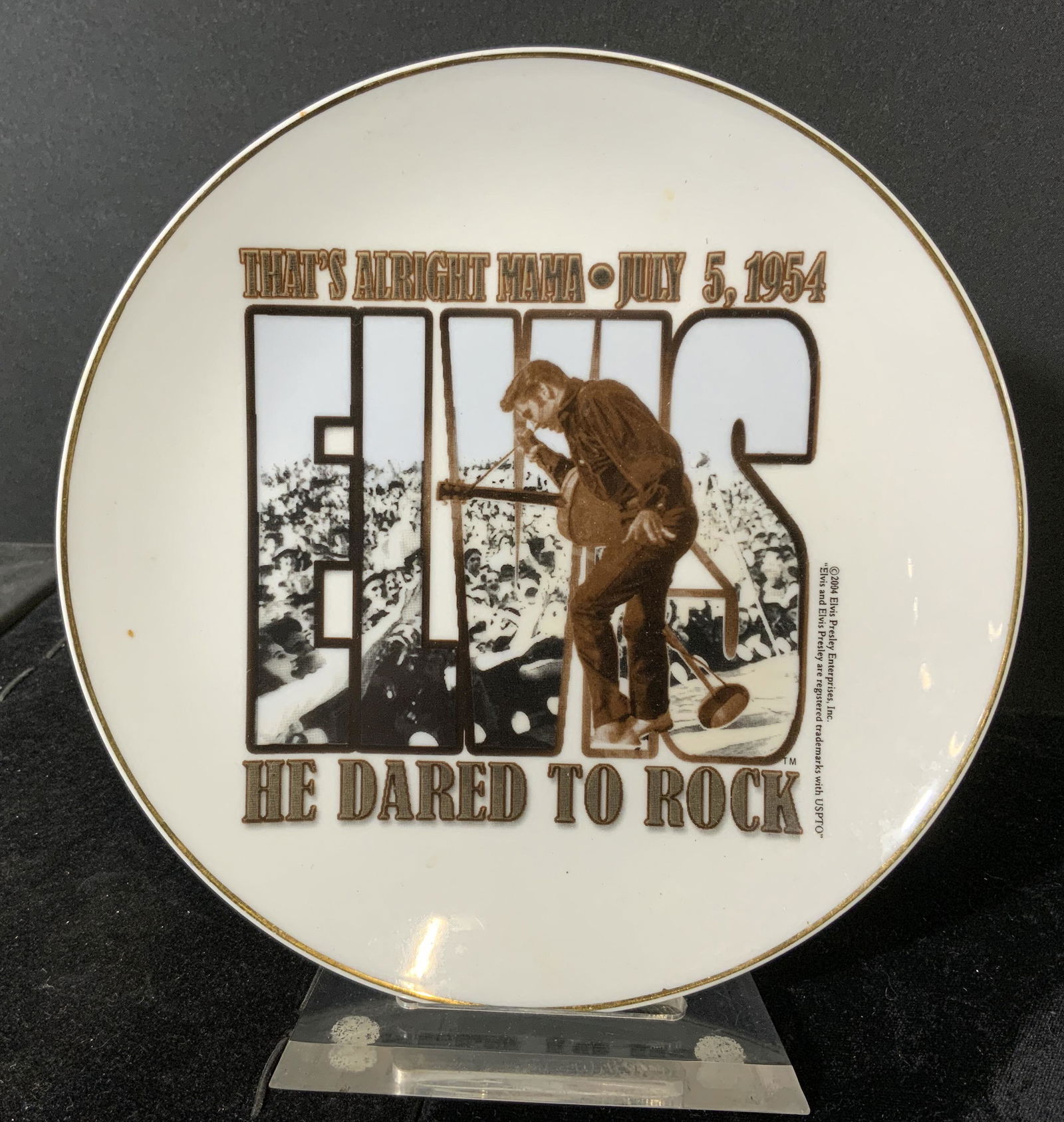 Decorative Elvis Ceramic Plate (1 of 5)