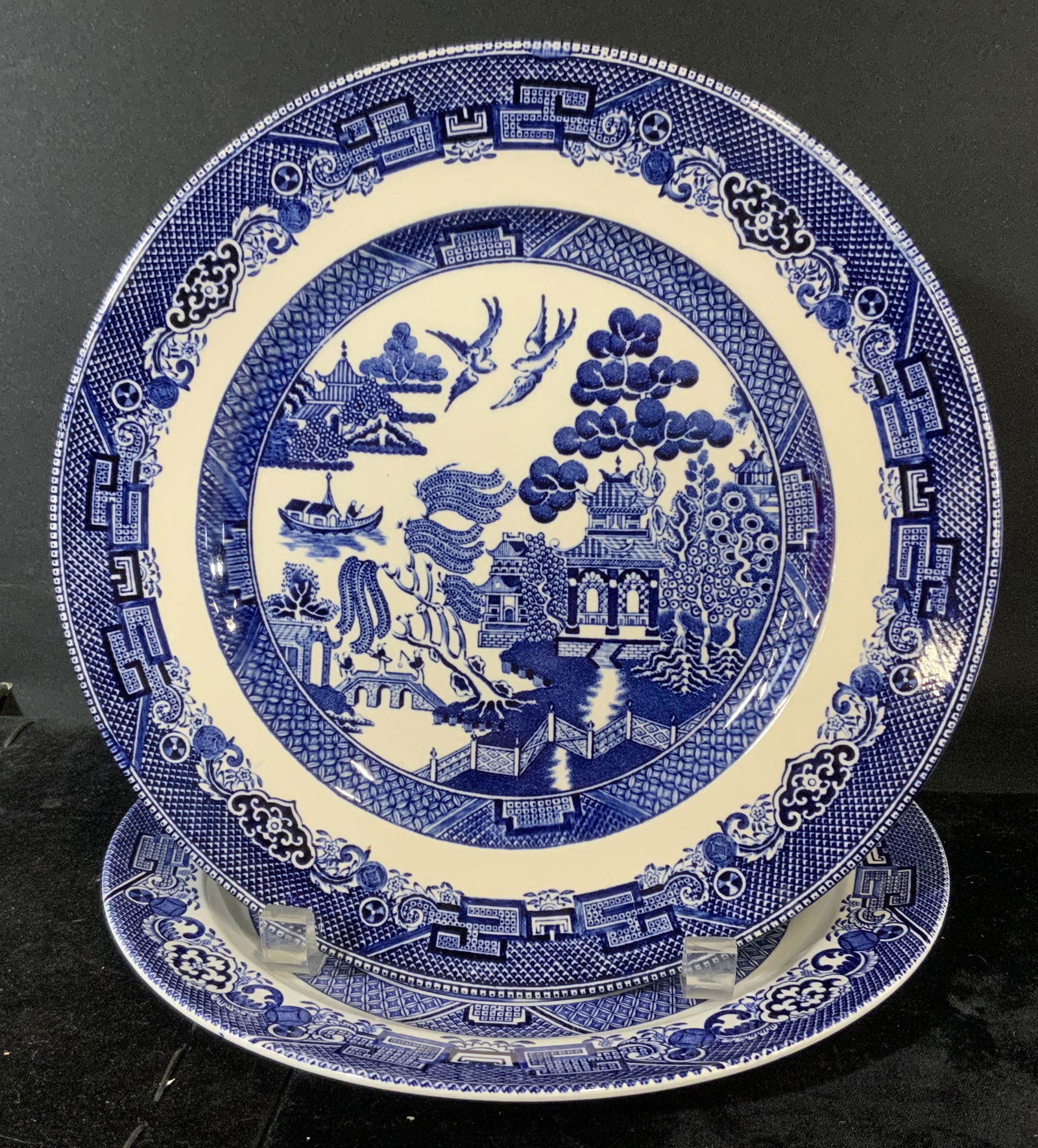 Lot 2 Ceramic Transfer Ware Plates (1 of 7)