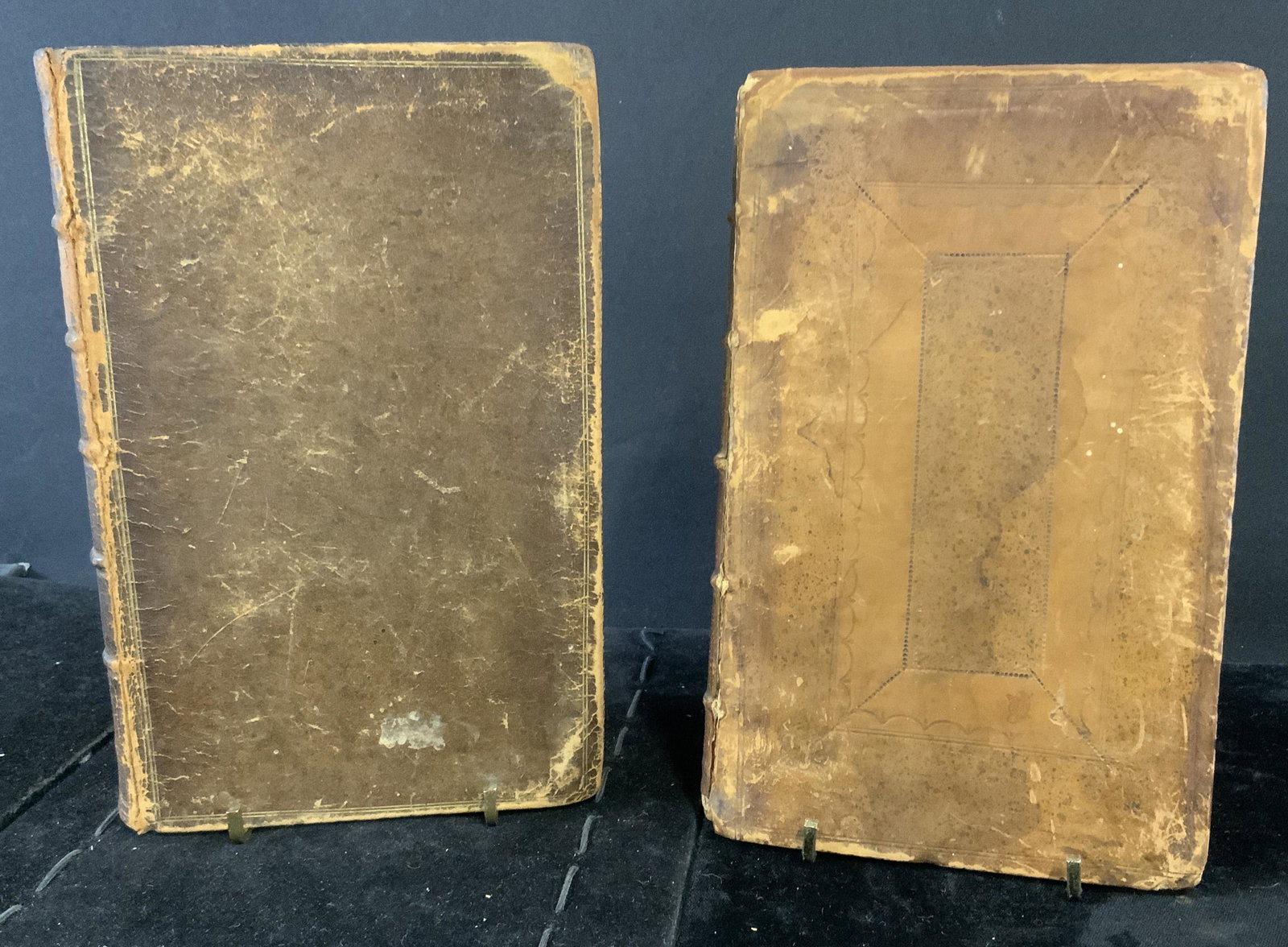 Lot 2 Antique Leather Bound Books (1 of 5)