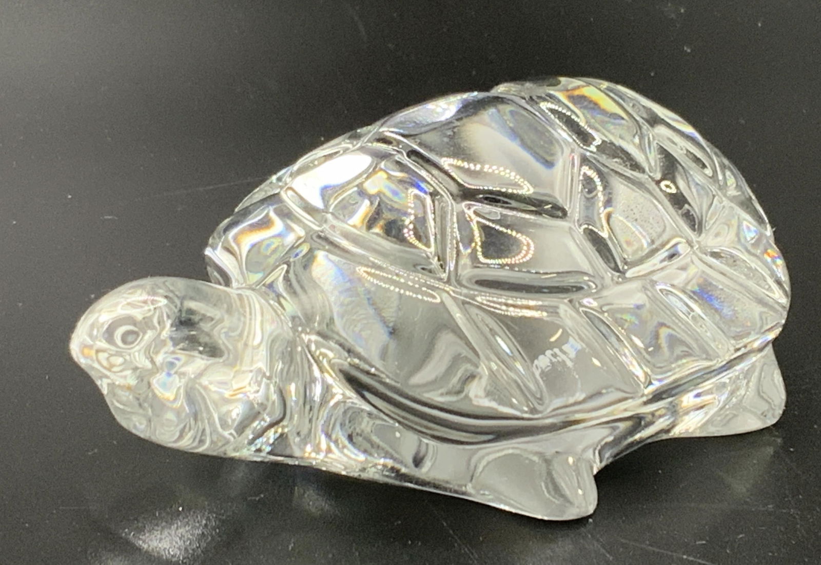 VILLEROY & BOCH Cut Crystal Turtle Paperweight (1 of 6)