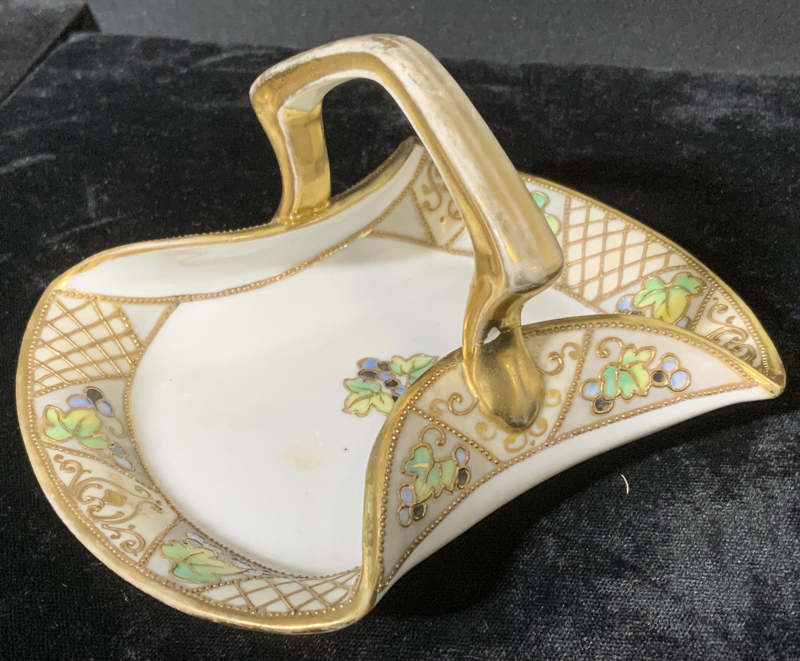 Hand Painted Ceramic Desk Size Tray, Japan (1 of 4)