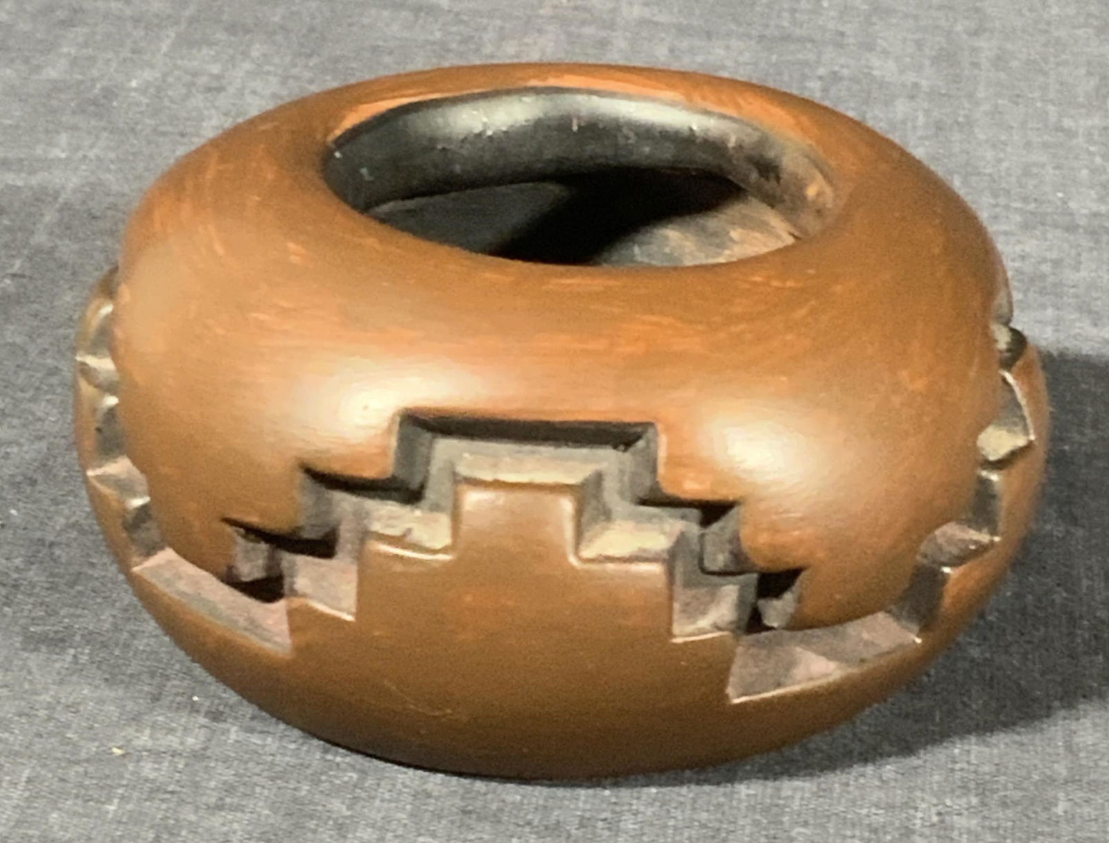 Vintage Signed CG Handmade Ceramic Pottery Vessel (1 of 9)