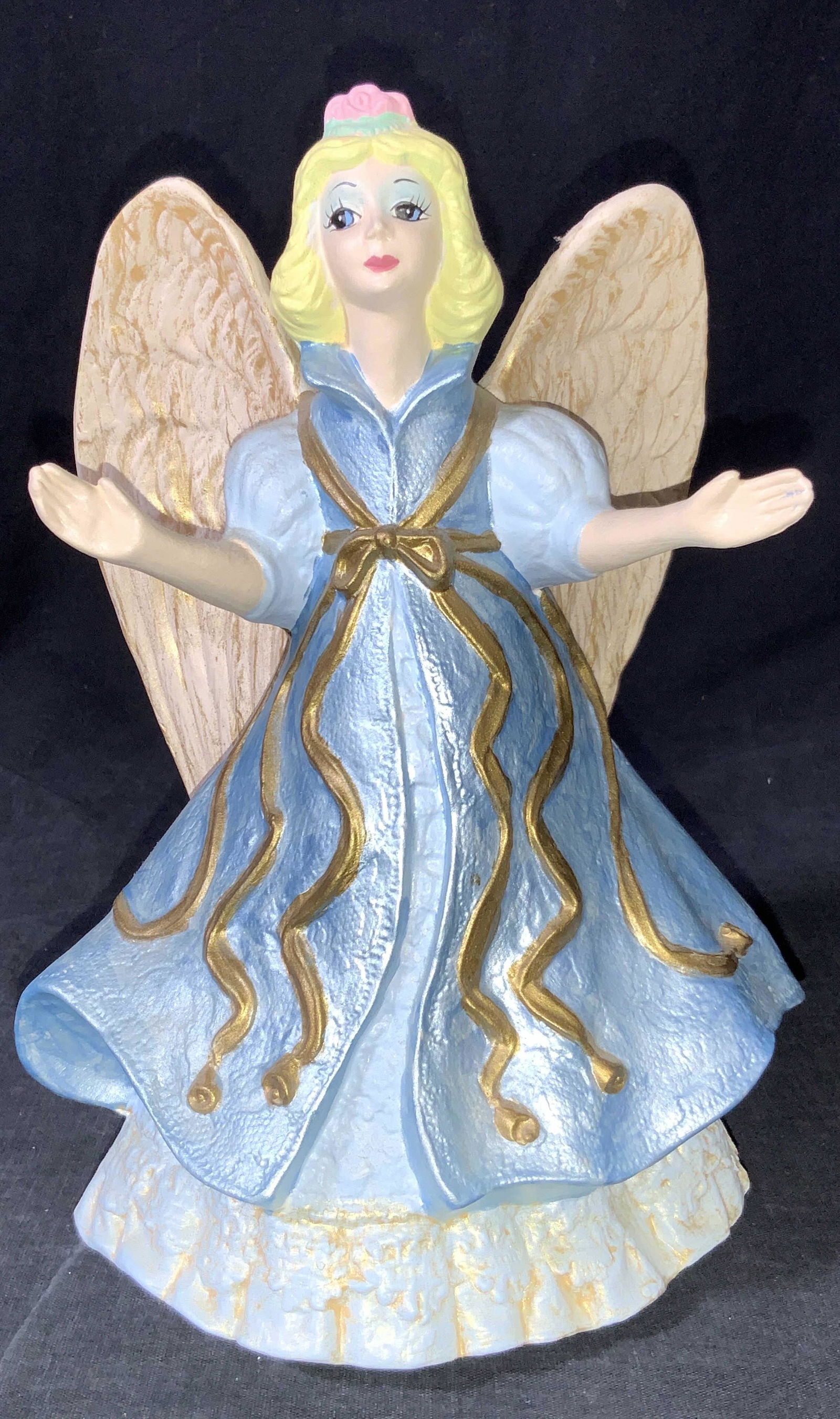 Signed Hand Crafted & Painted Angel (1 of 10)