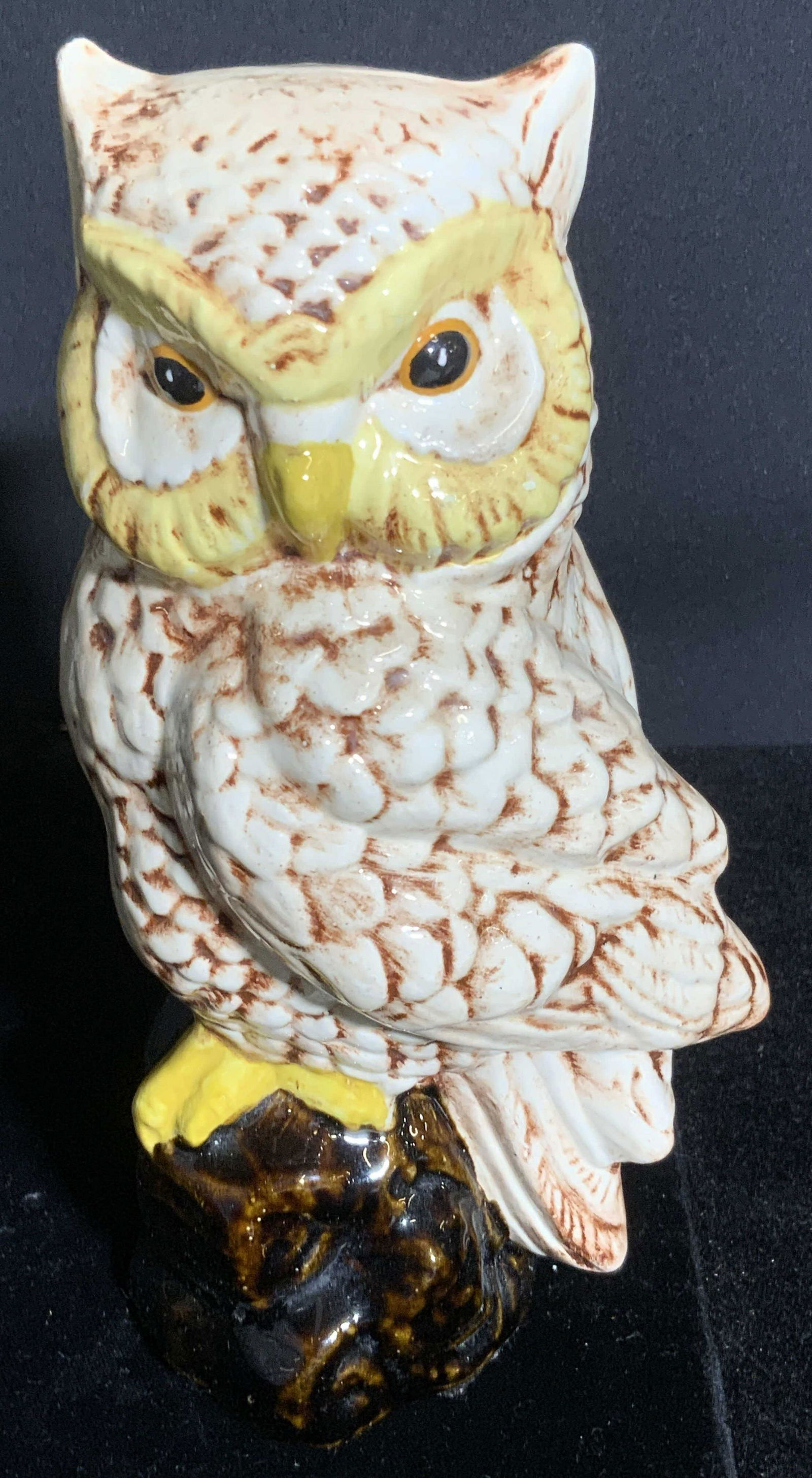 Vintage Hand Painted Ceramic Owl Figural (1 of 8)
