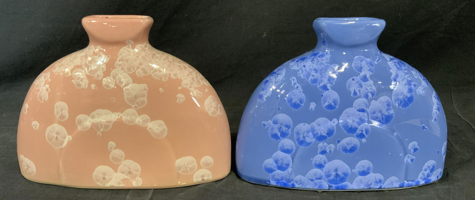 Pair Glazed Ceramic Vases (1 of 6)