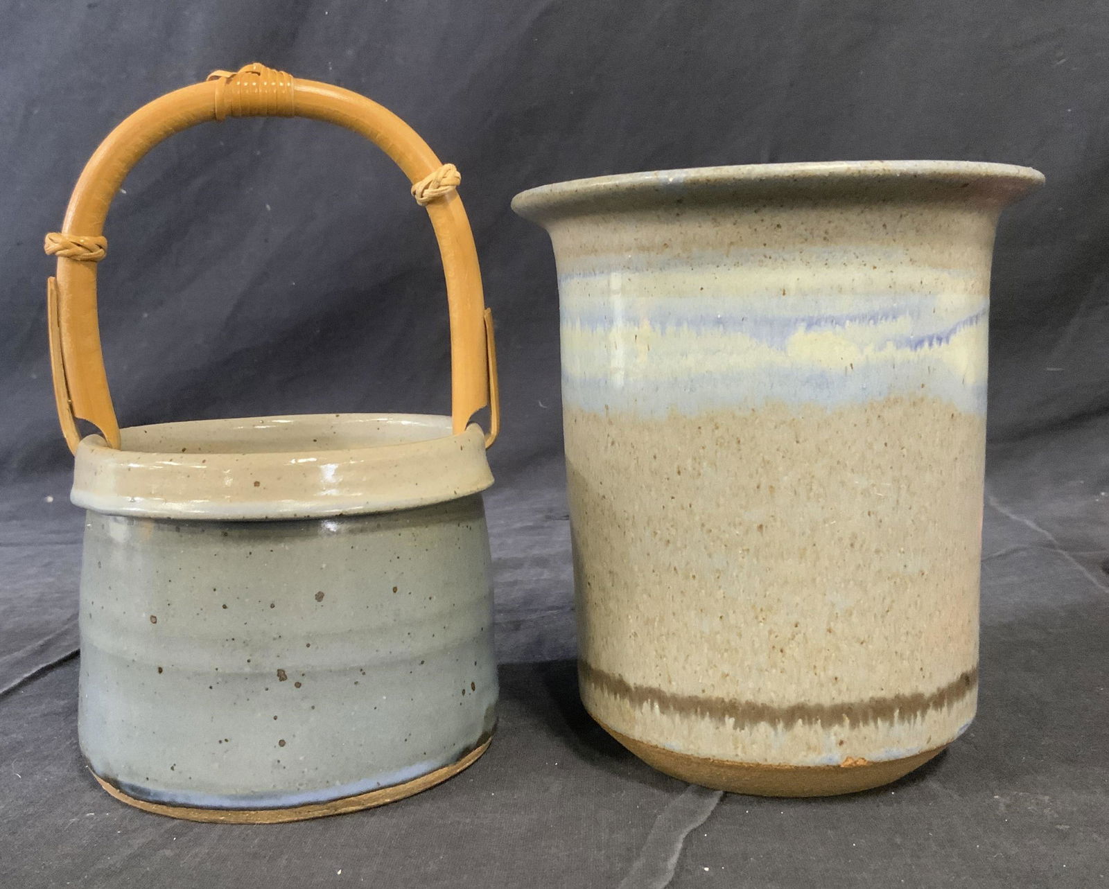 Lot 2 Salt Glaze Pottery Accessories (1 of 5)