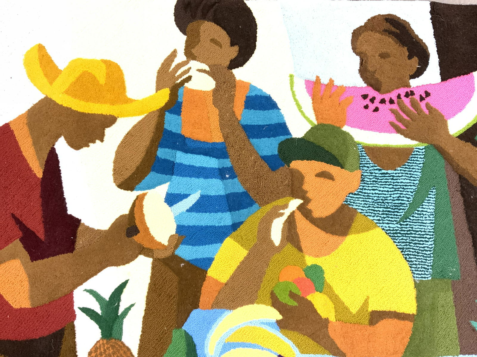 JP GUILLERMET Yarn Rug W Figure Detail (1 of 11)